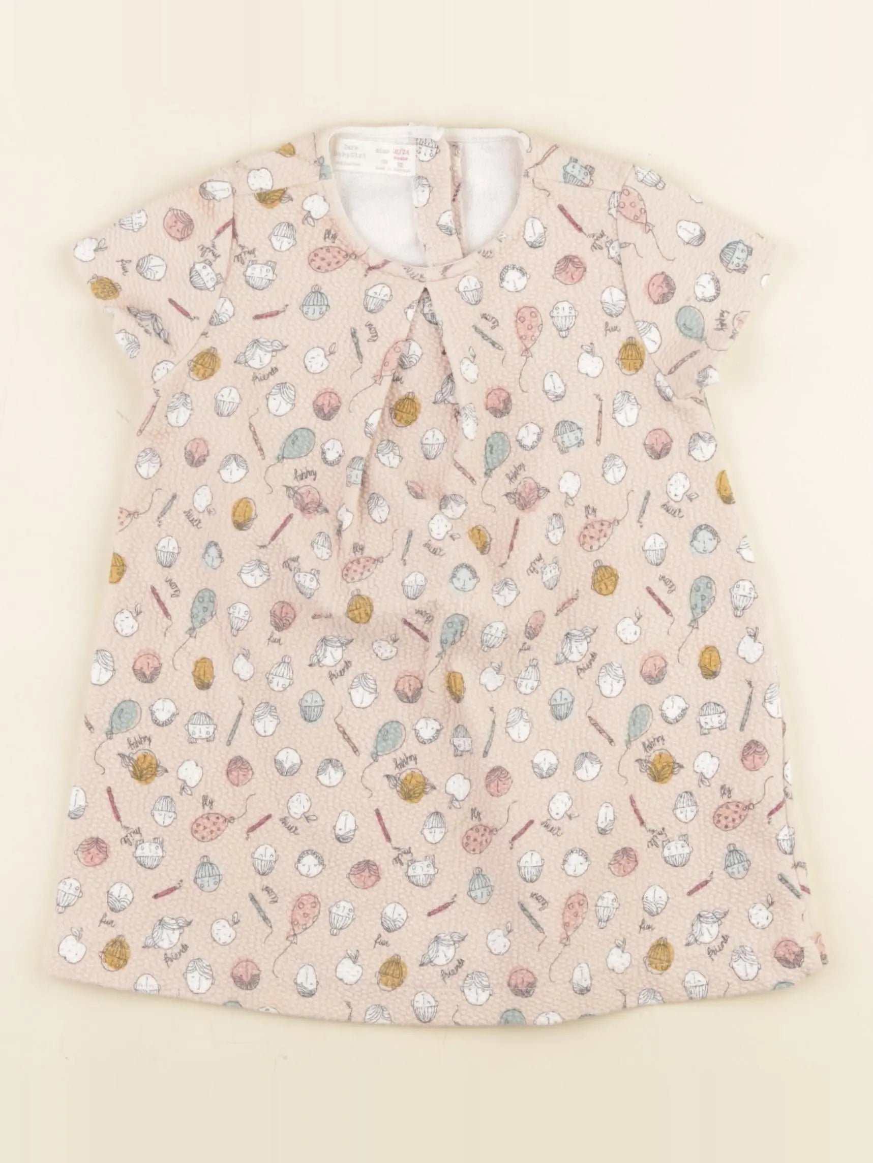 Zara - robe multicolore - 18/24 mois