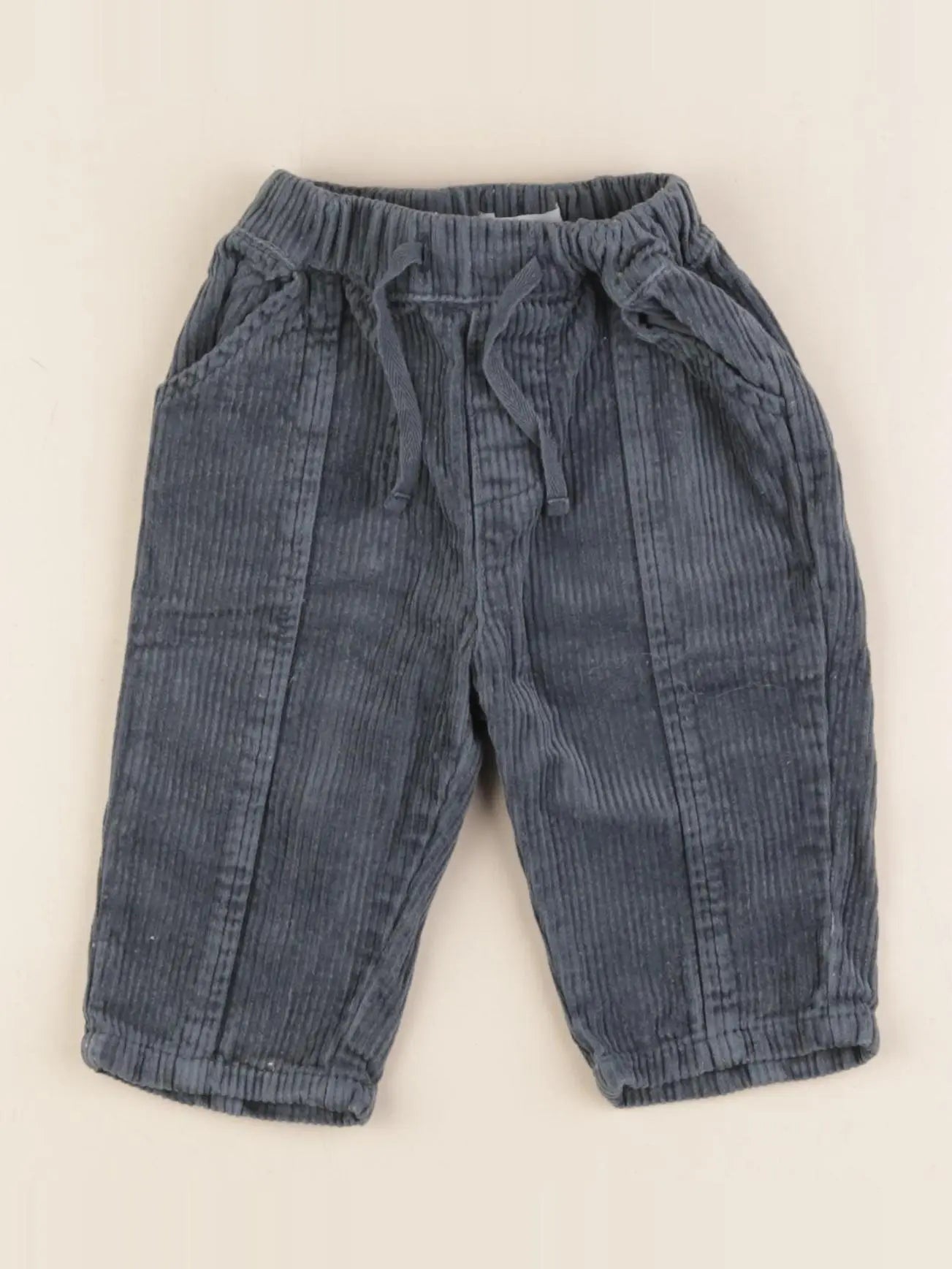 Vertbaudet - pantalon bleu - 3 mois