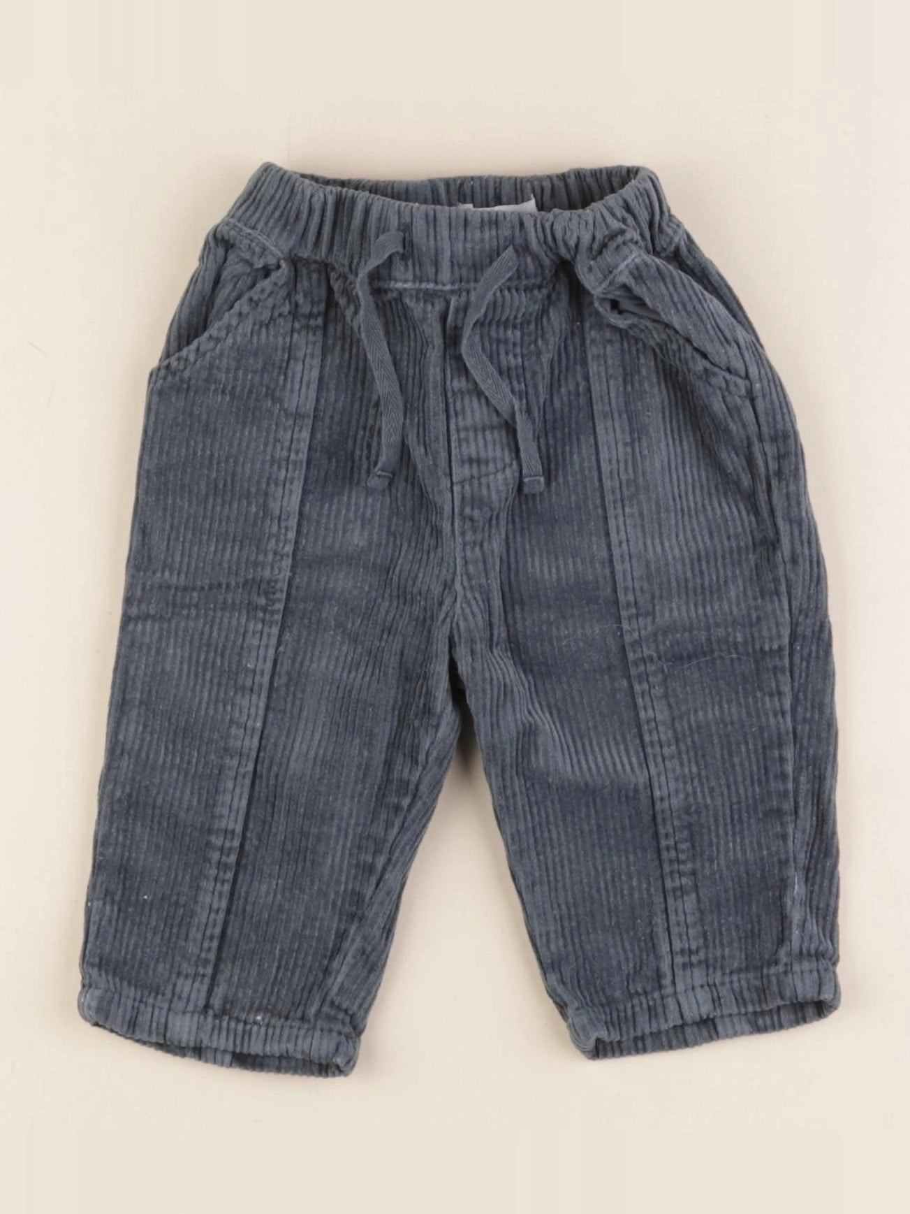 Vertbaudet - pantalon bleu - 3 mois