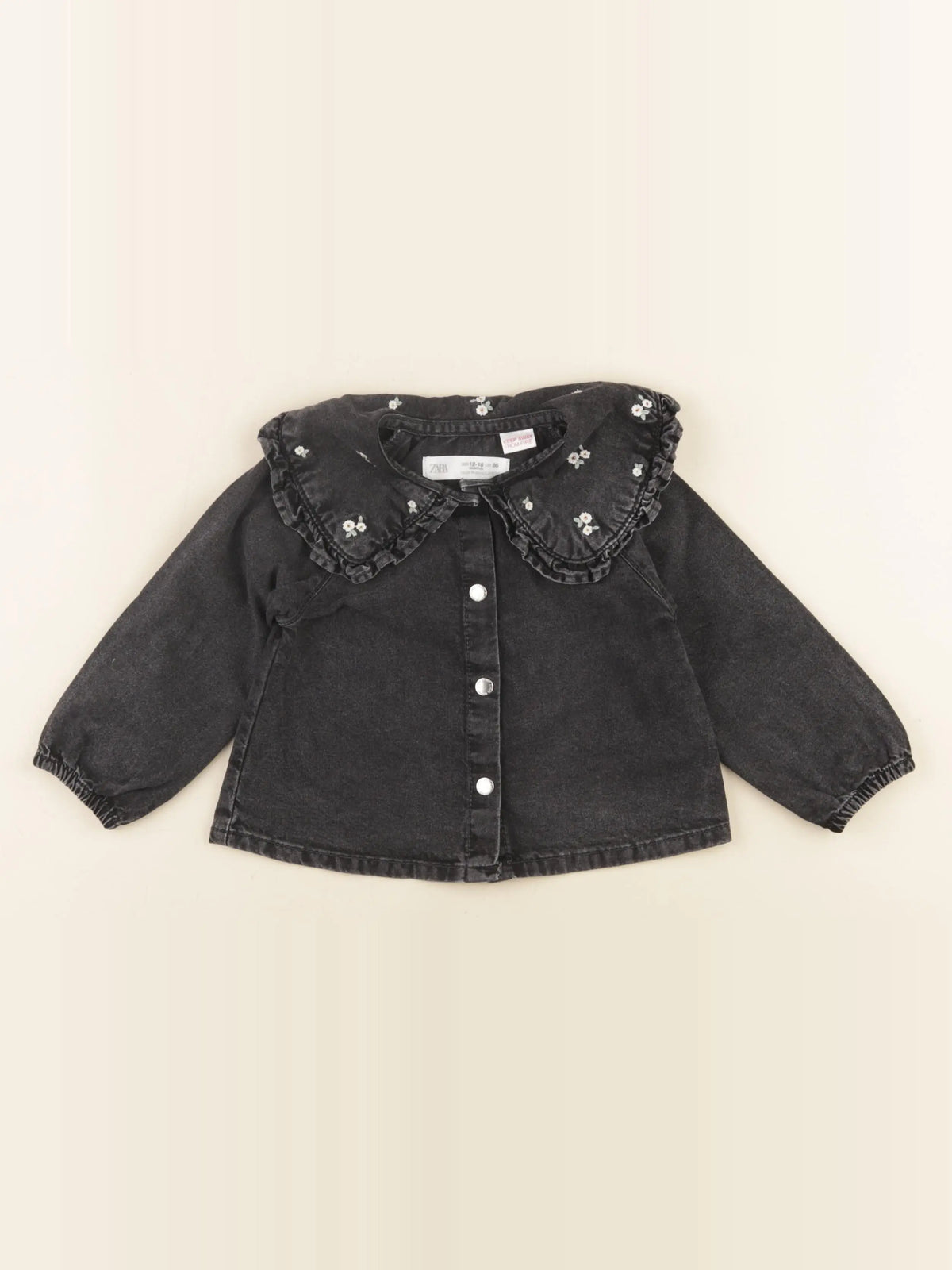Zara - blouse noir - 18/24 mois