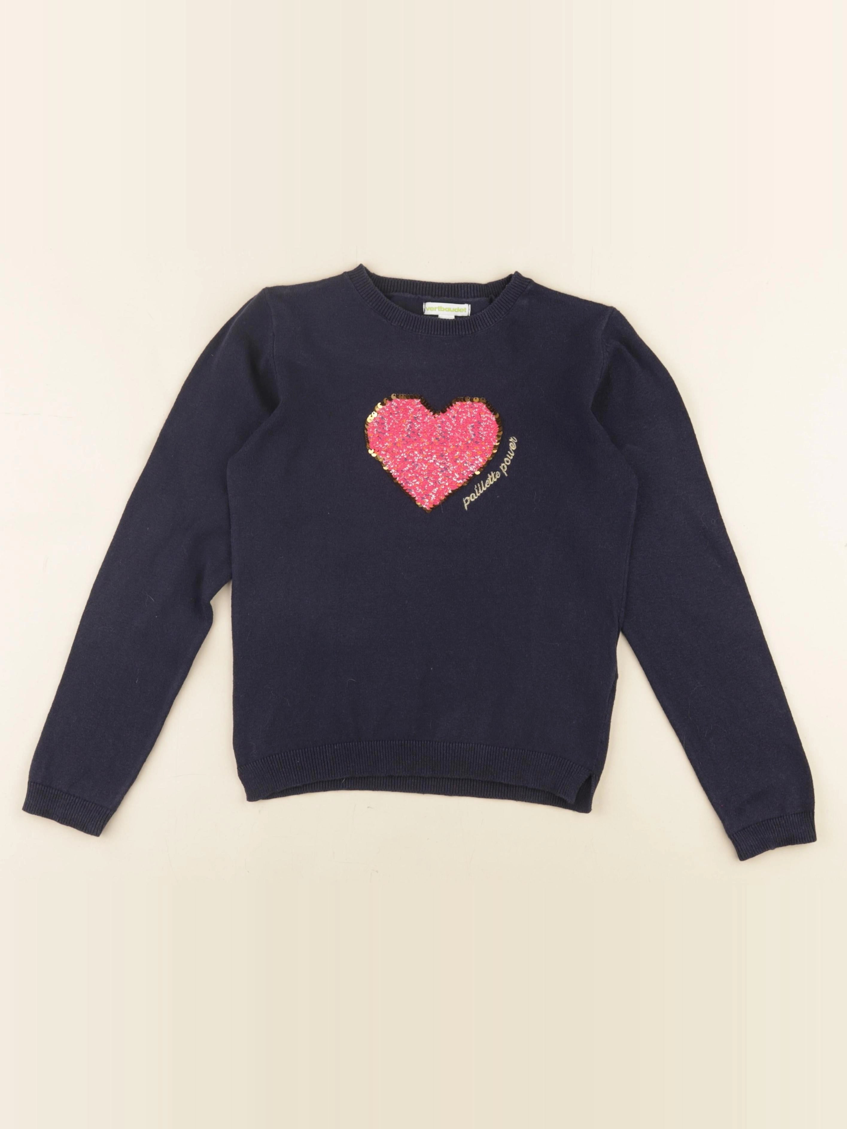 Vertbaudet - pull bleu - 8 ans