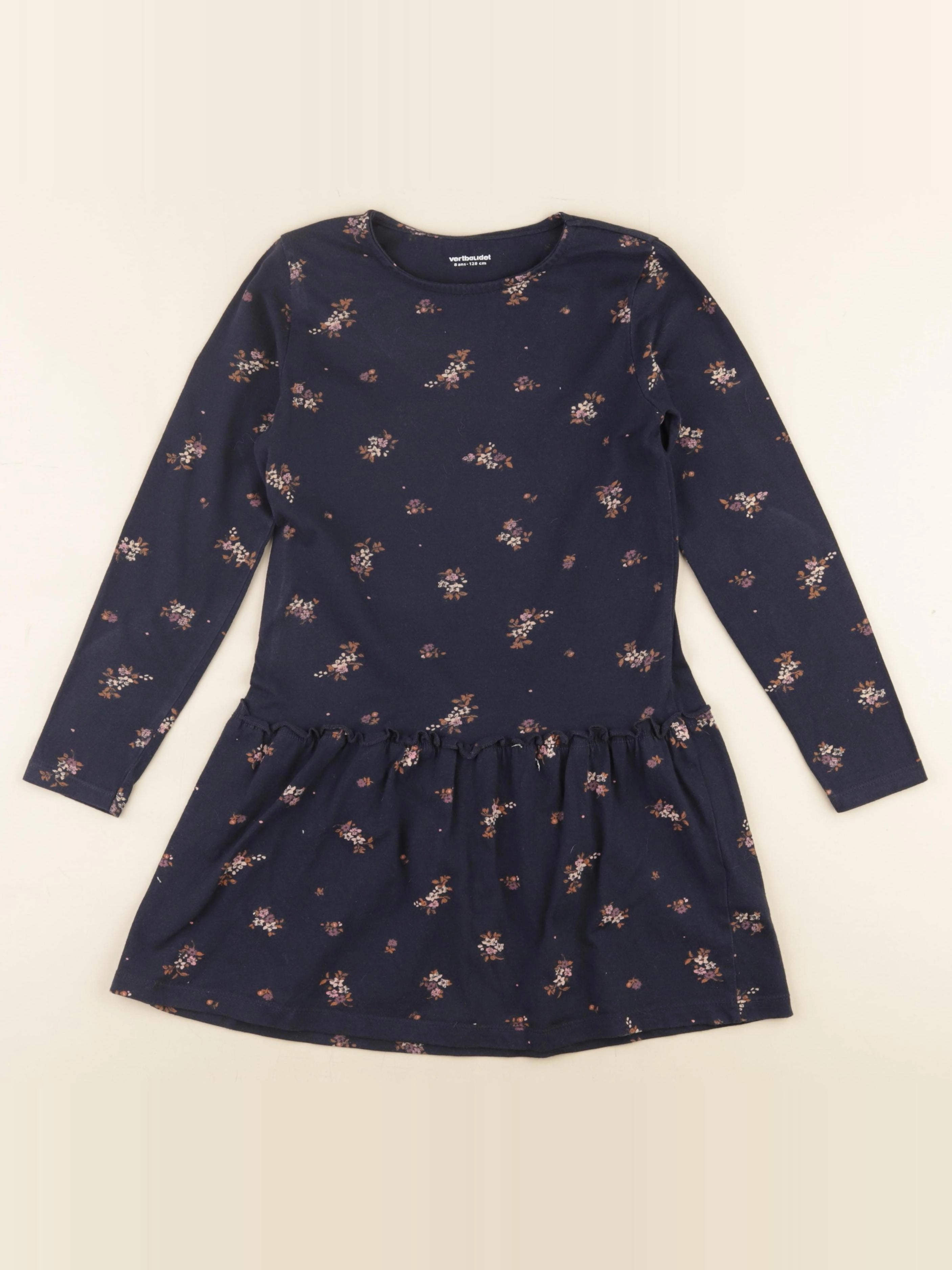 Vertbaudet - robe bleu - 8 ans