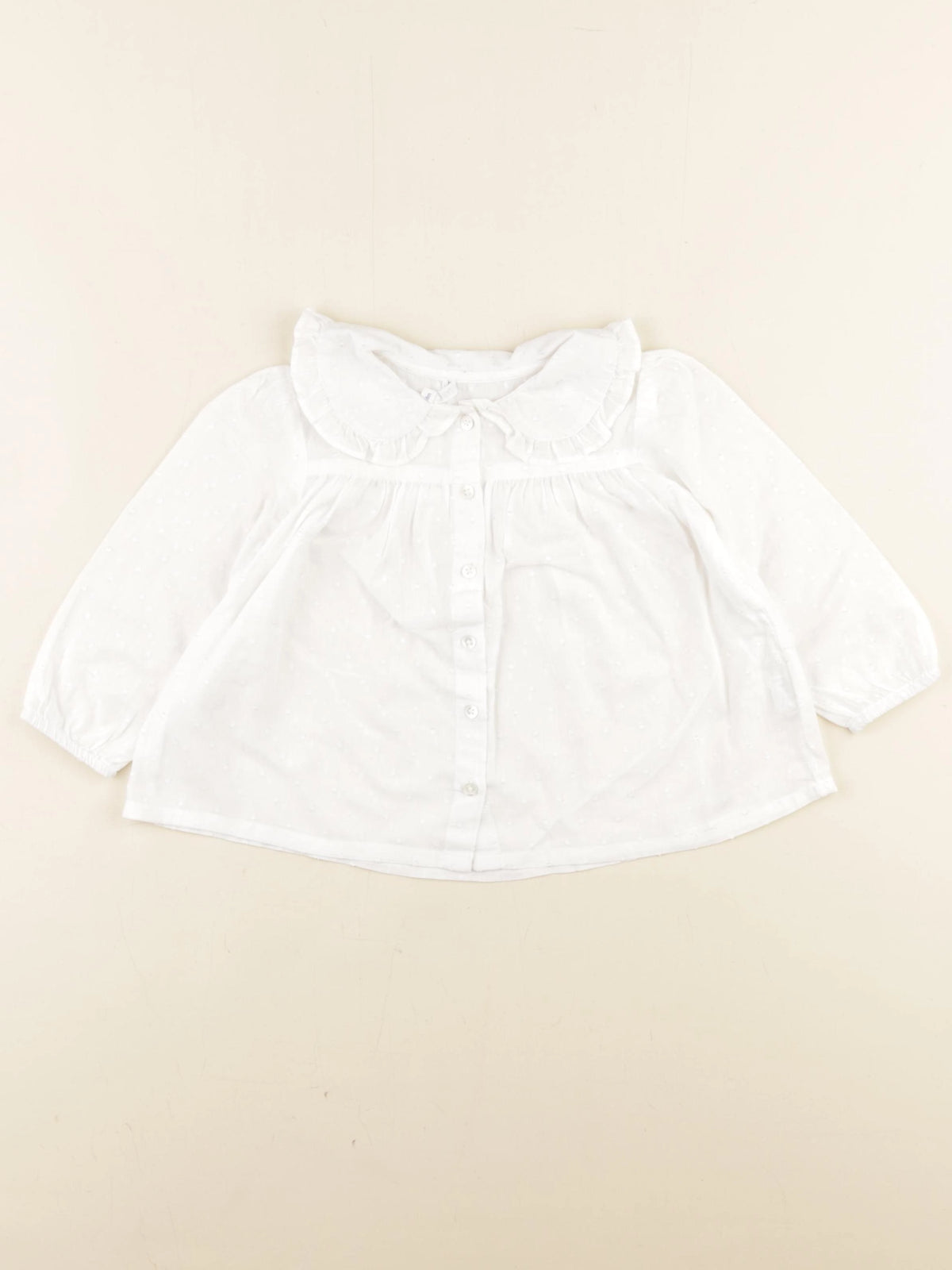 Boutchou - blouse blanc - 18 mois