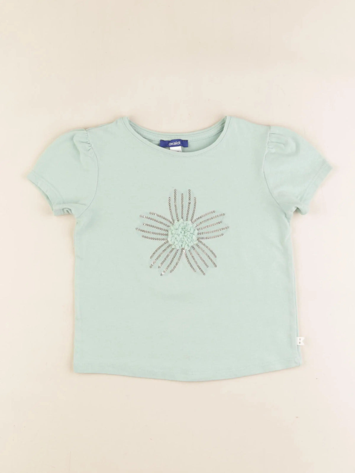 Okaidi - tee-shirt vert - 4 ans