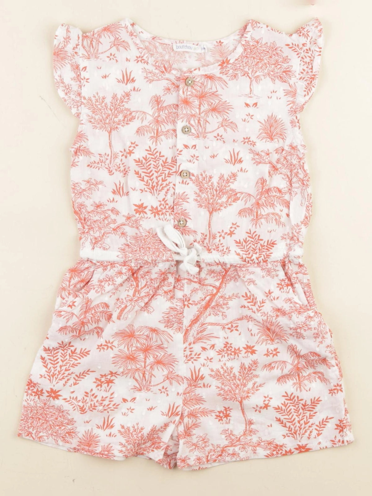 Boutchou - combinaison orange - 24 mois