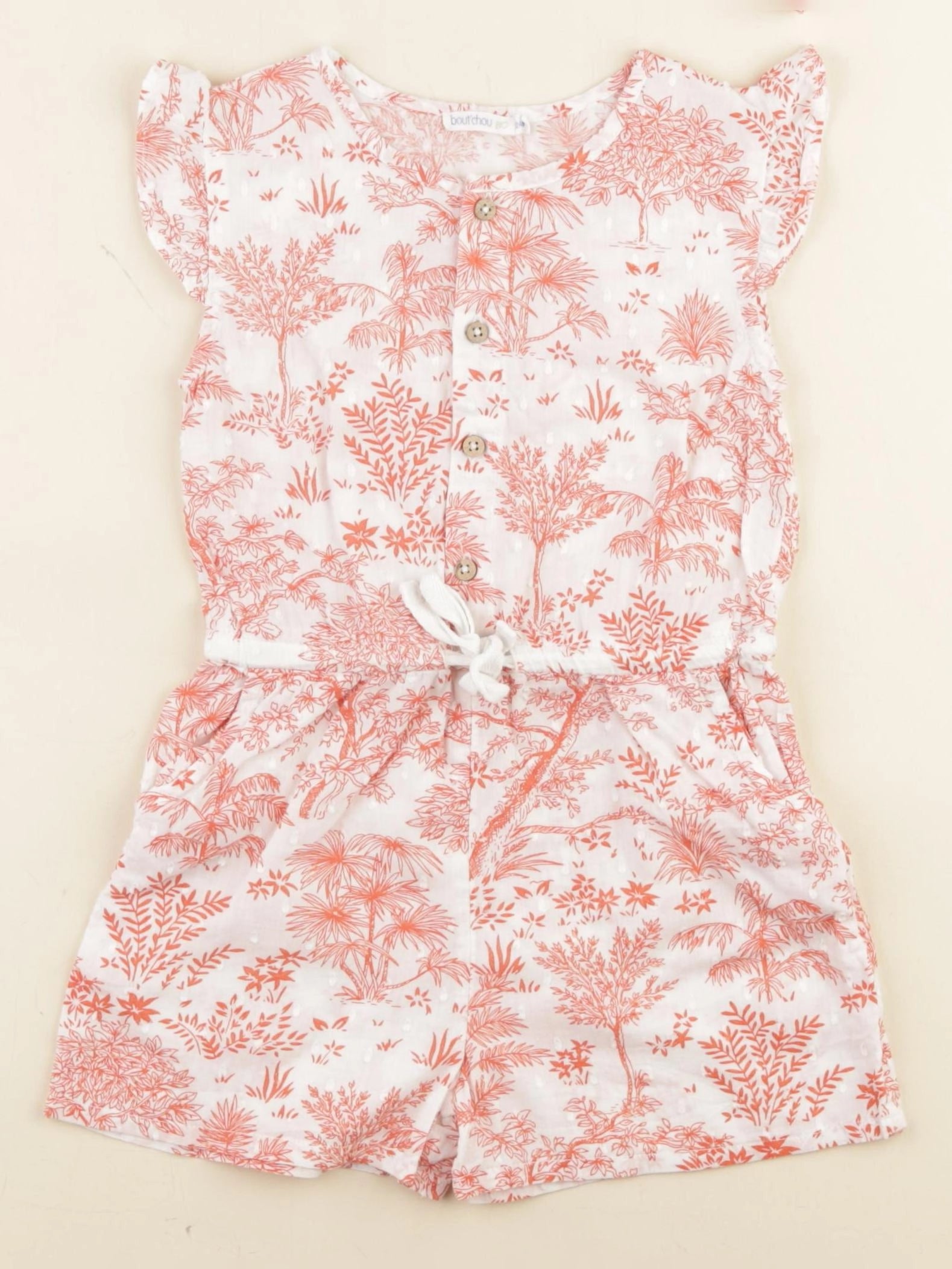 Boutchou - combinaison orange - 24 mois