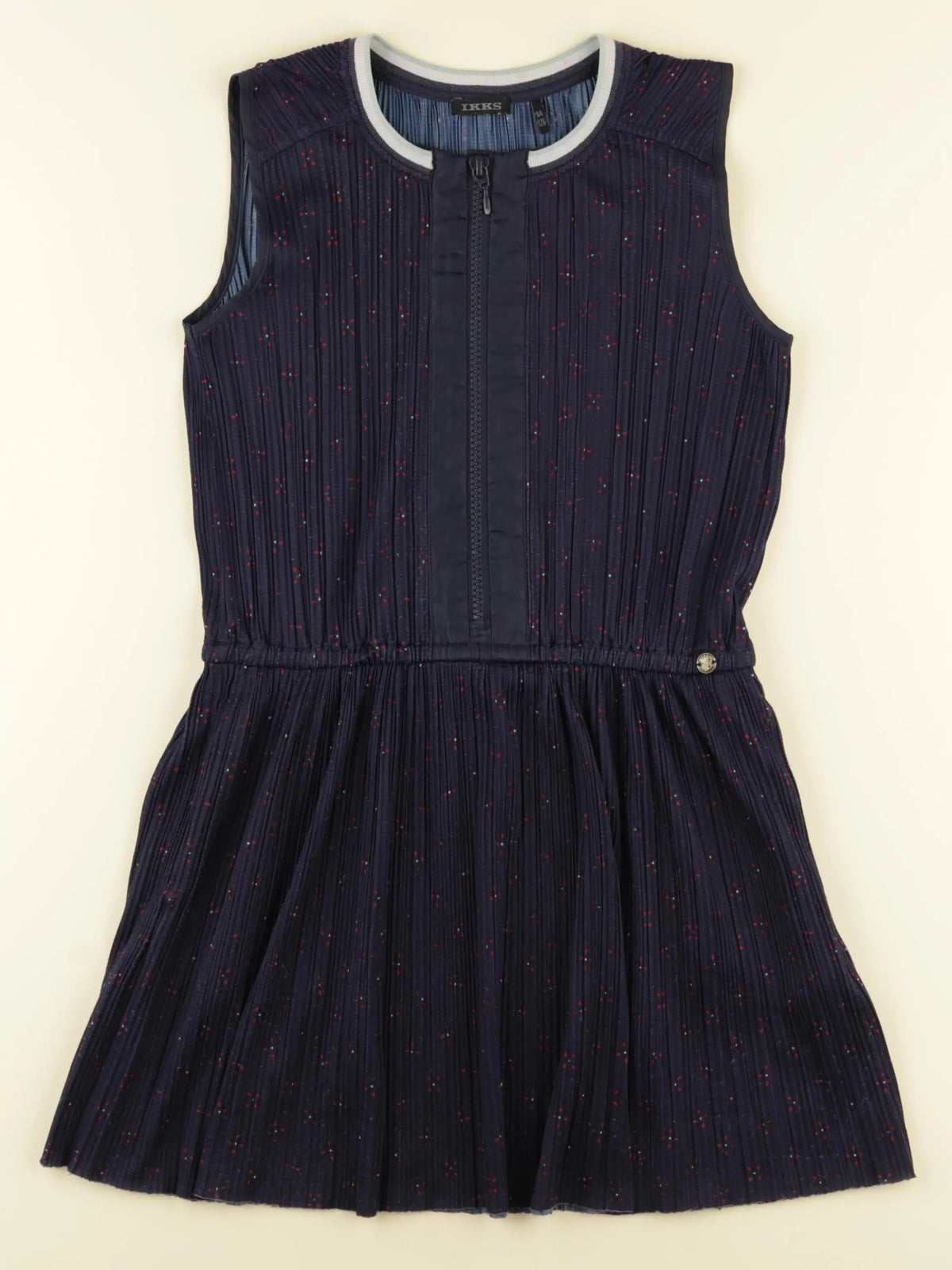 IKKS - robe bleu - 8 ans