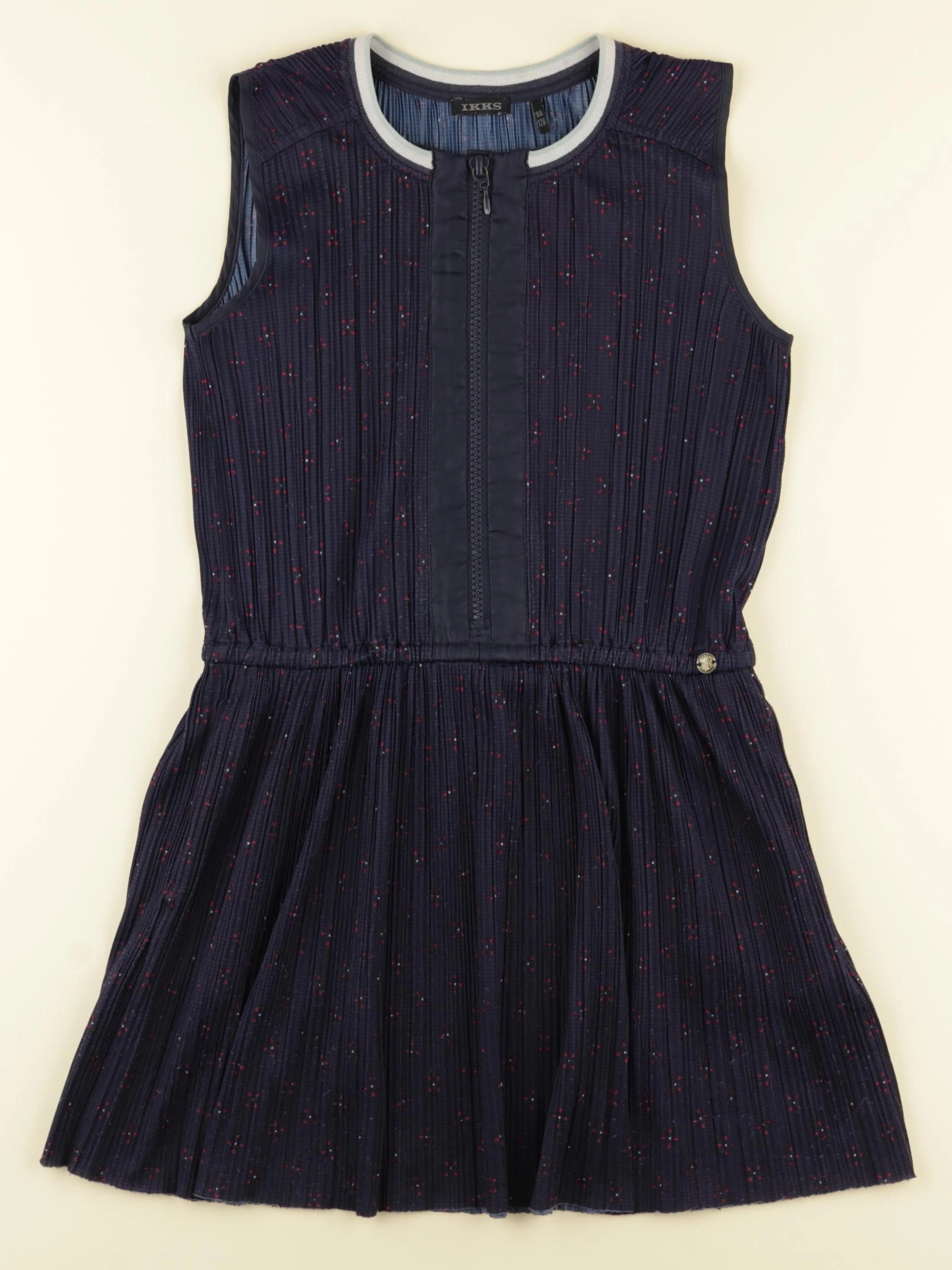 IKKS - robe bleu - 8 ans