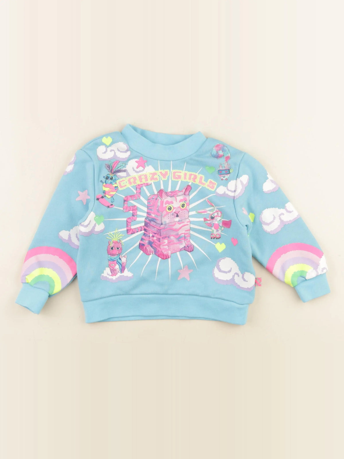 Billie Blush - sweat multicolore - 2 ans