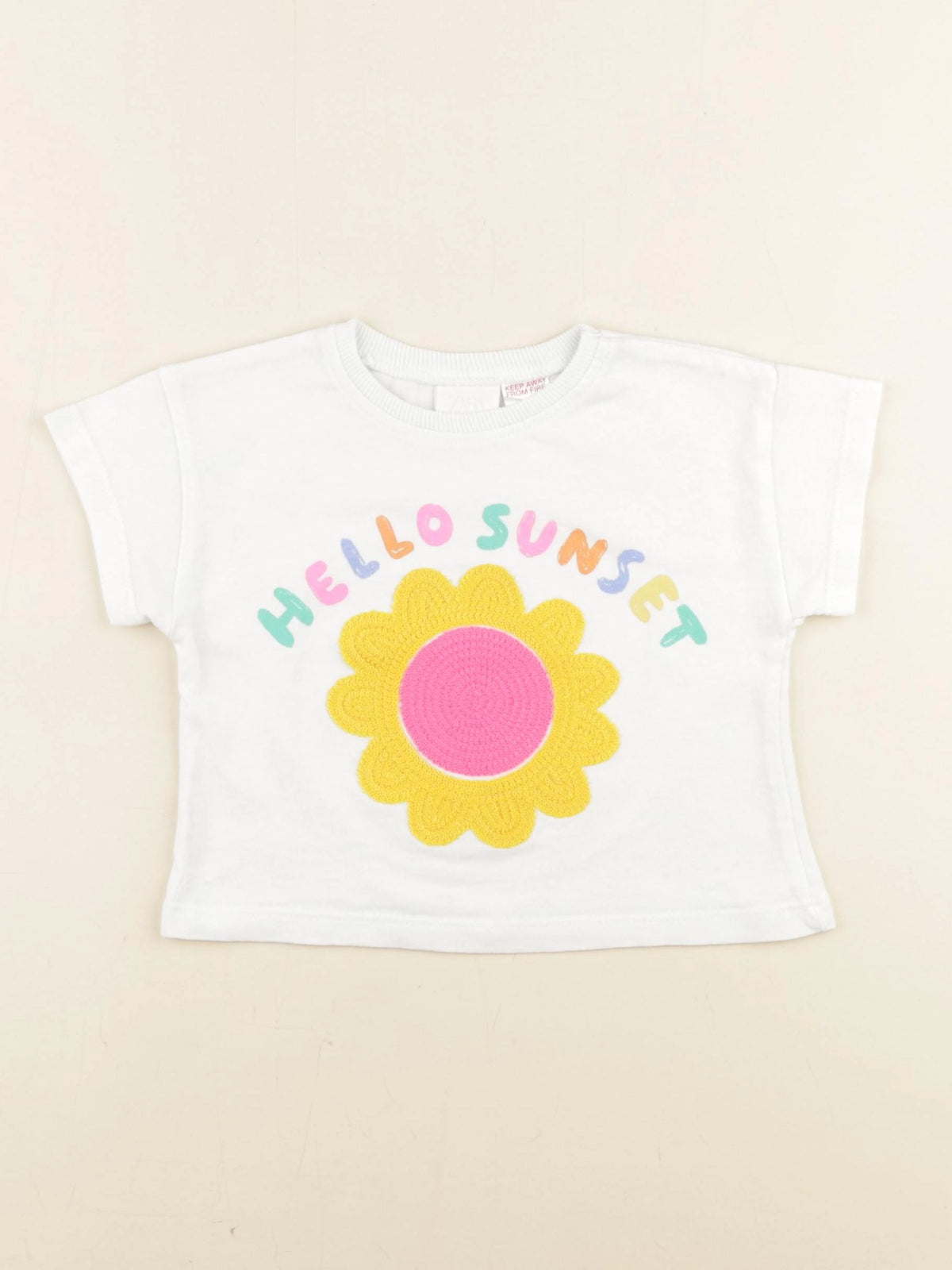 Zara - tee-shirt blanc - 18 mois