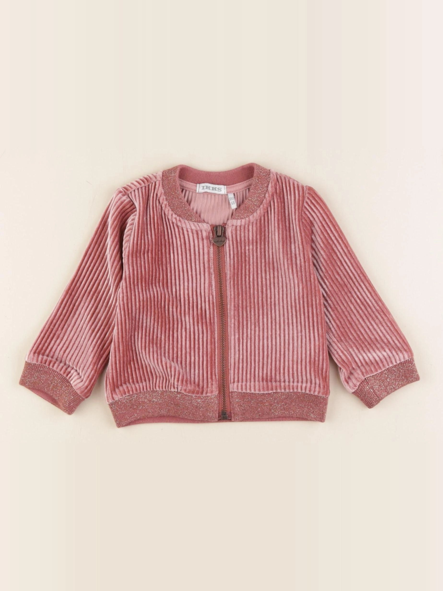 IKKS - veste rose, or - 6 mois