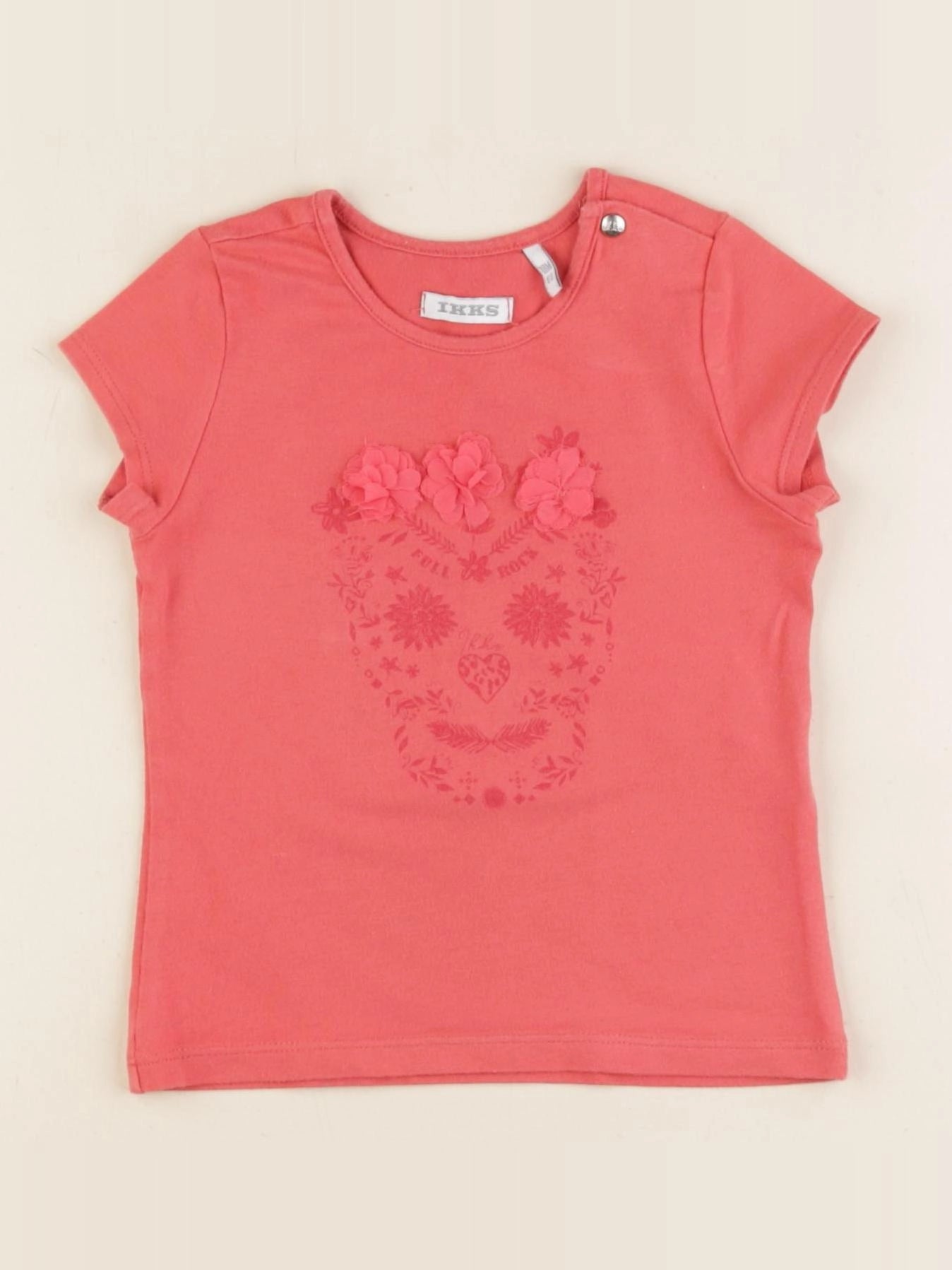 IKKS - tee-shirt rouge - 18 mois