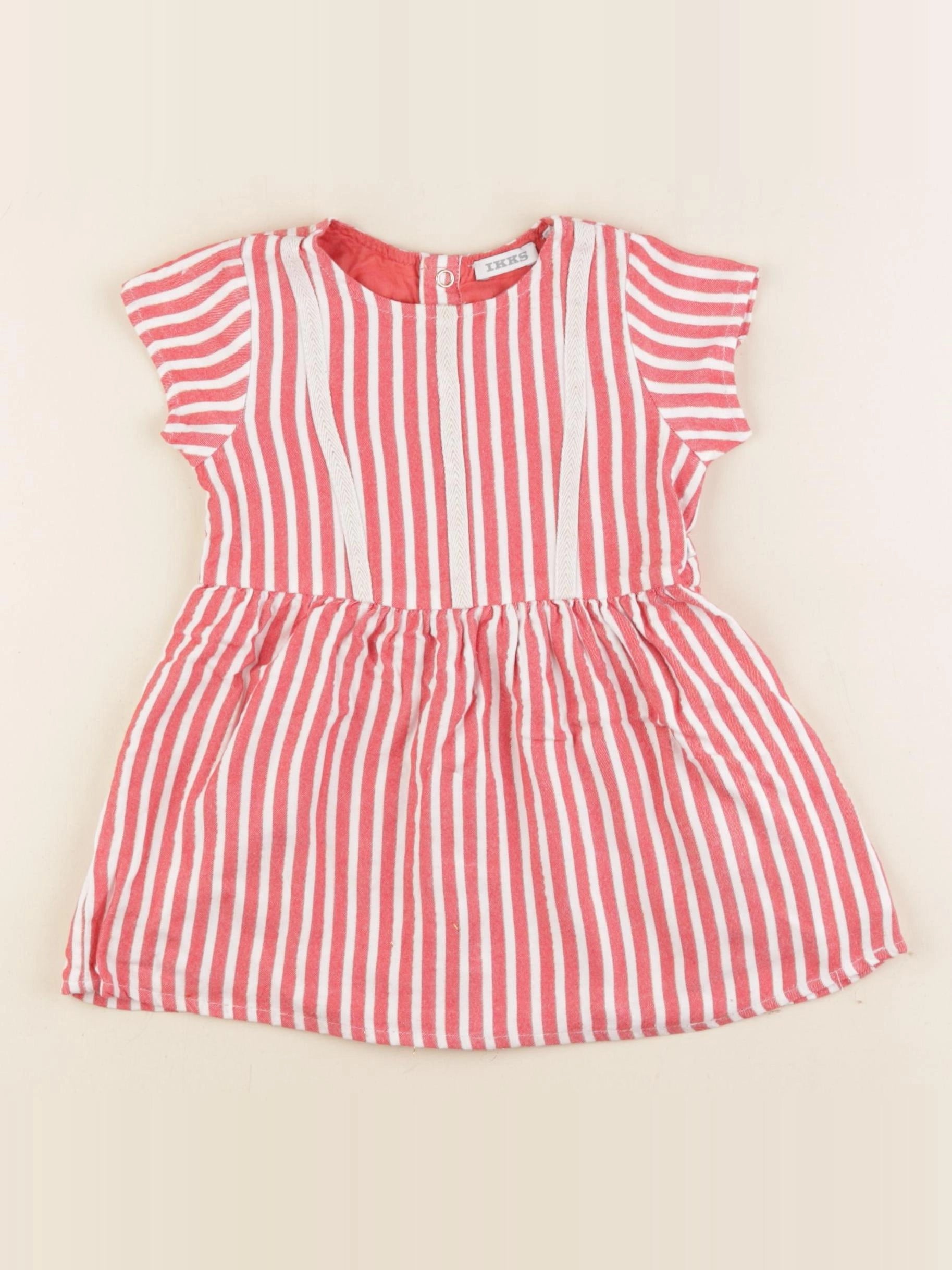 IKKS - robe rose - 18 mois