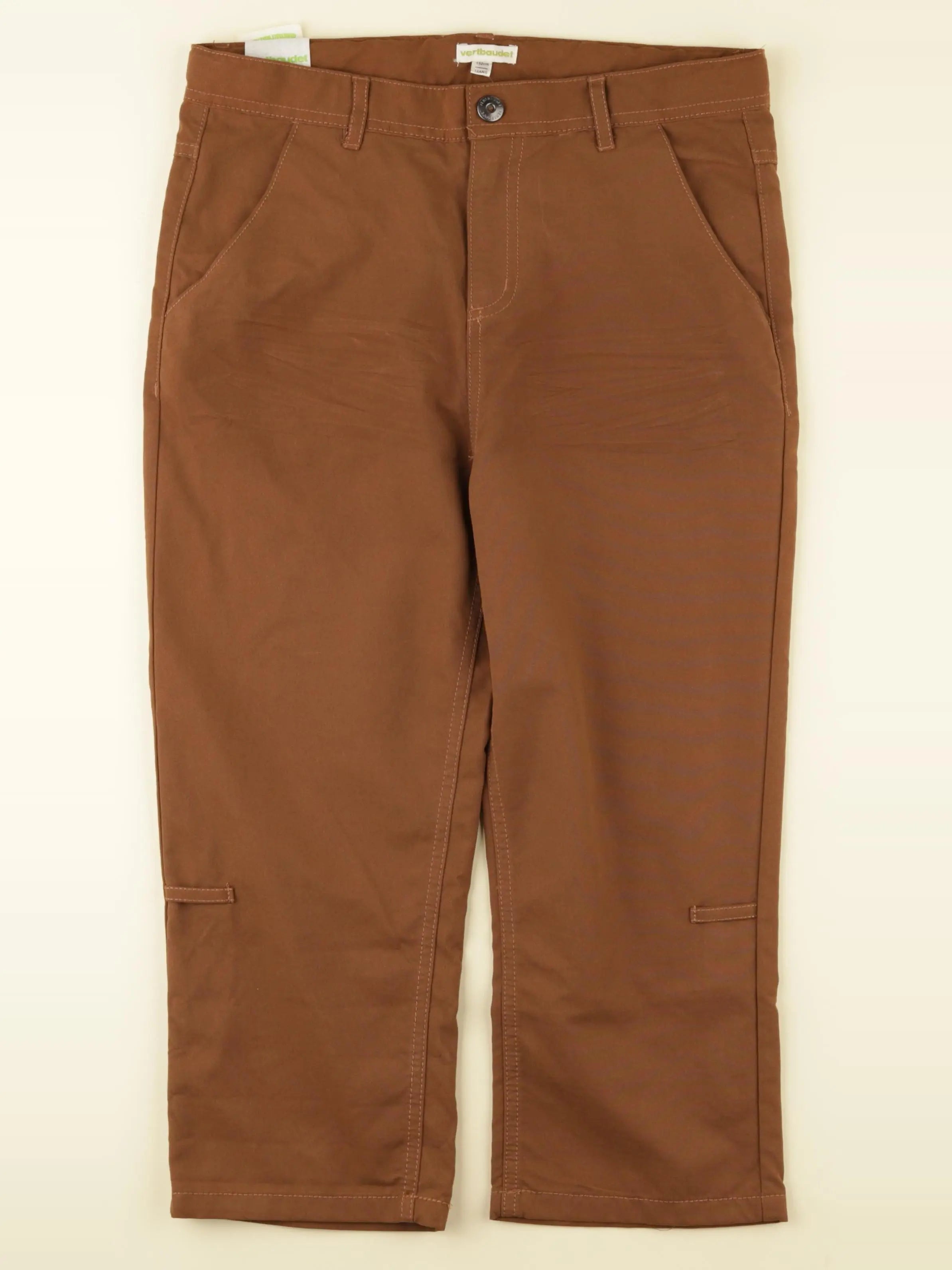 Vertbaudet - pantacourt marron - 12 ans