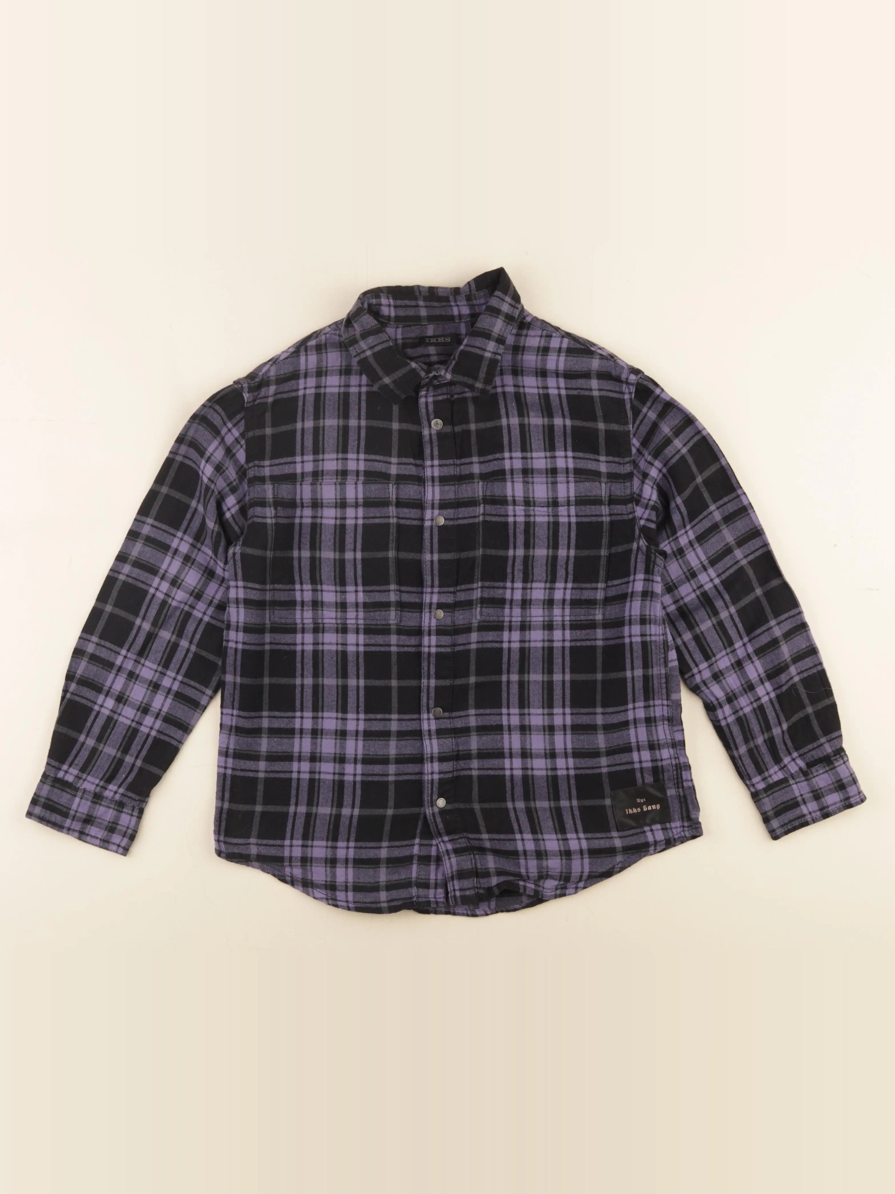 IKKS - chemise imprimé au dos violet - 8 ans