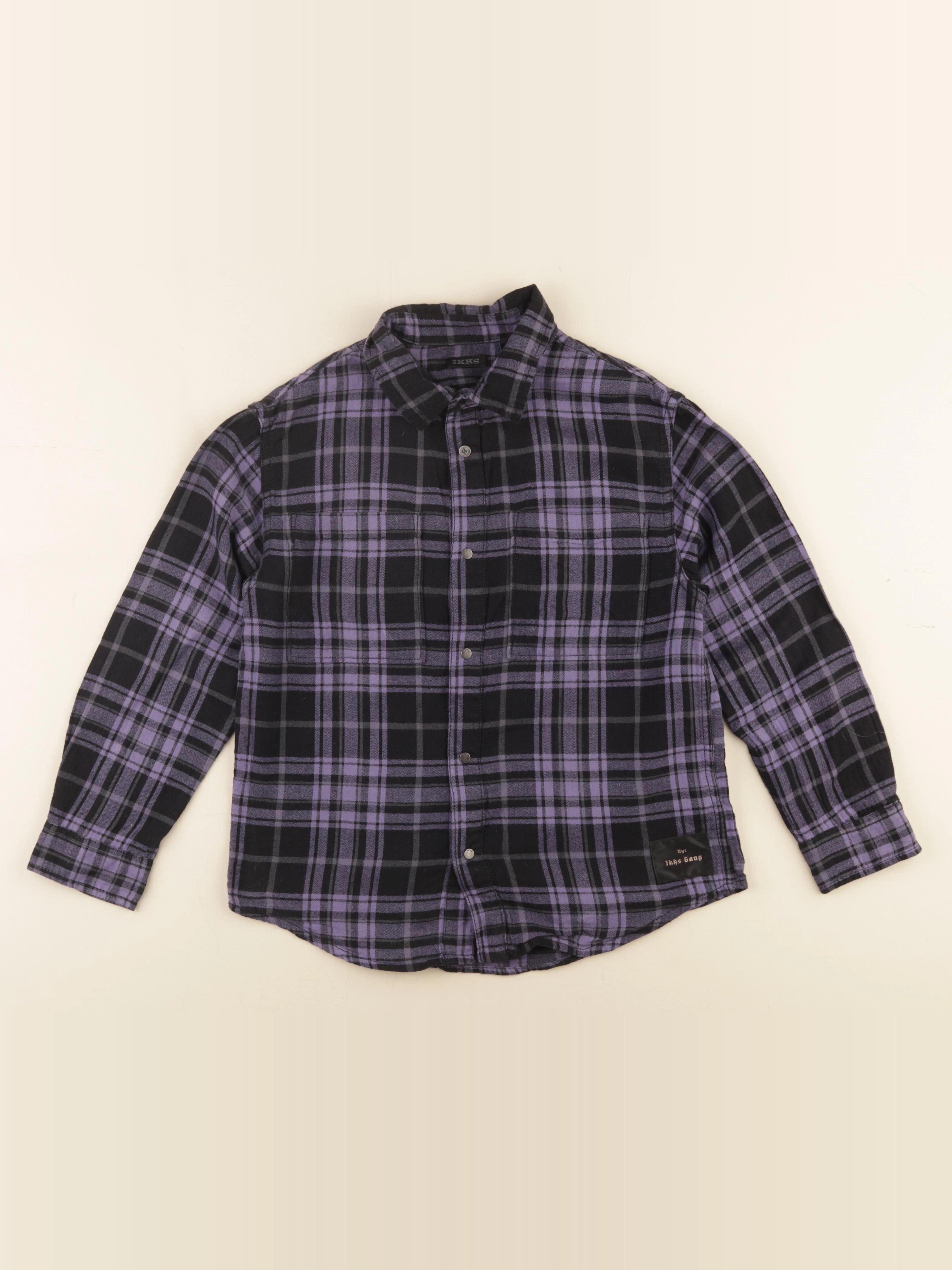 IKKS - chemise imprimé au dos violet - 8 ans