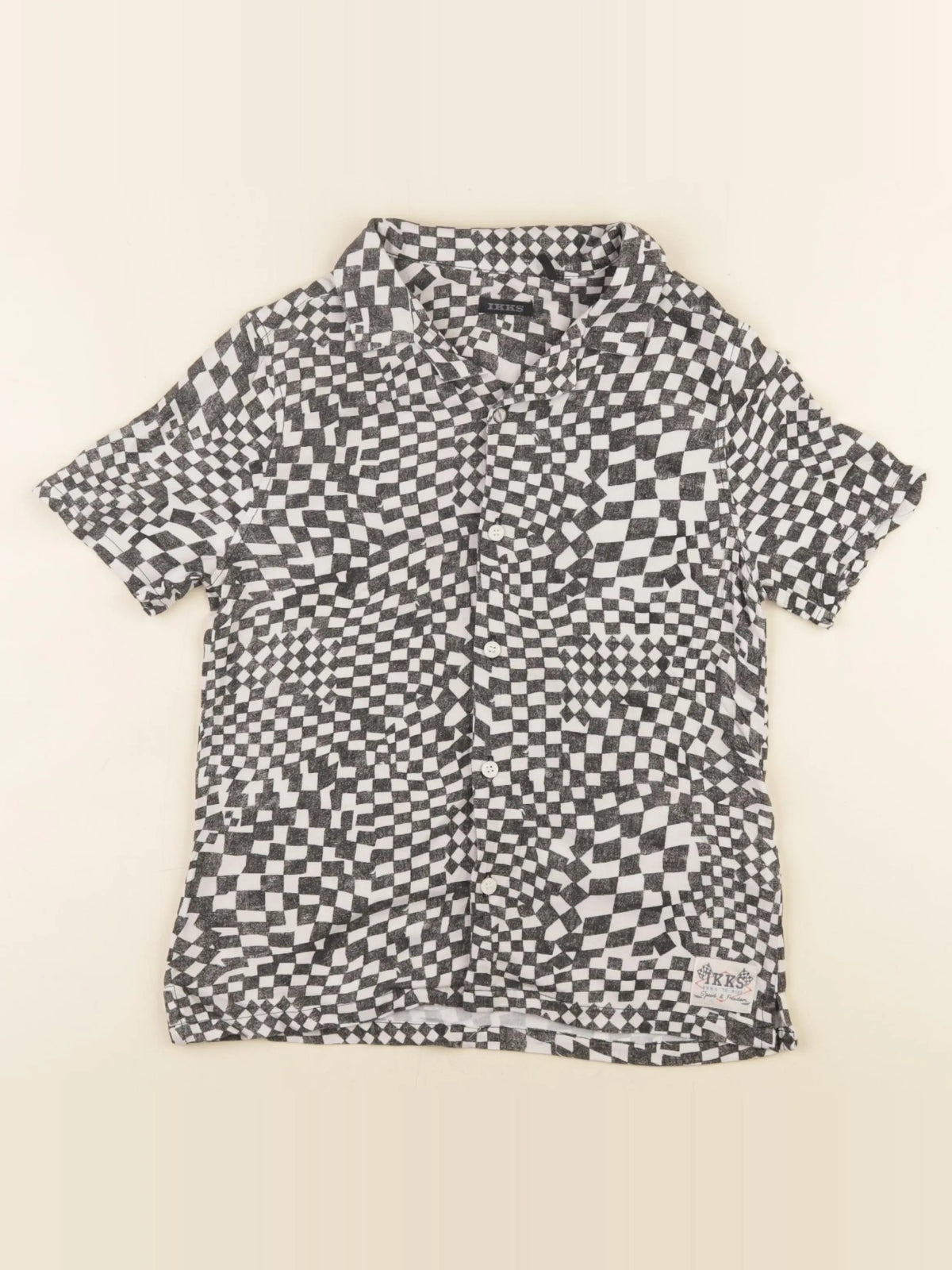 IKKS - chemise gris - 8 ans