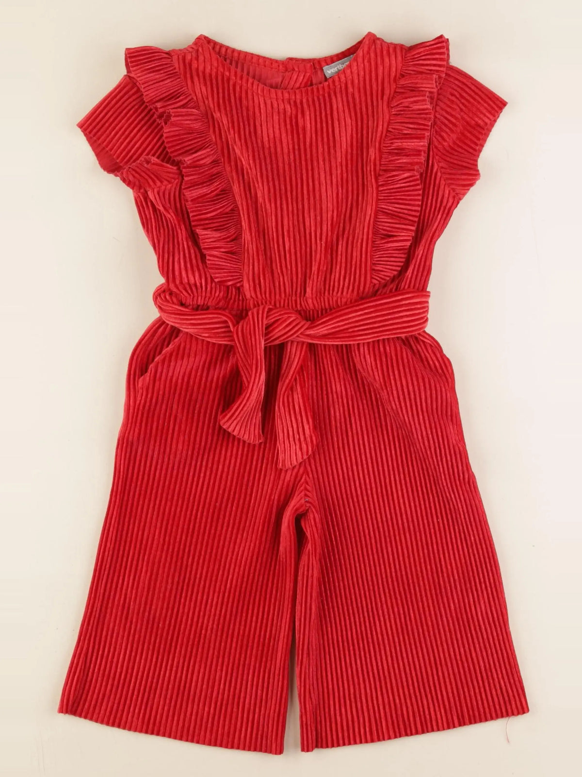 Vertbaudet - combinaison rouge - 2 ans