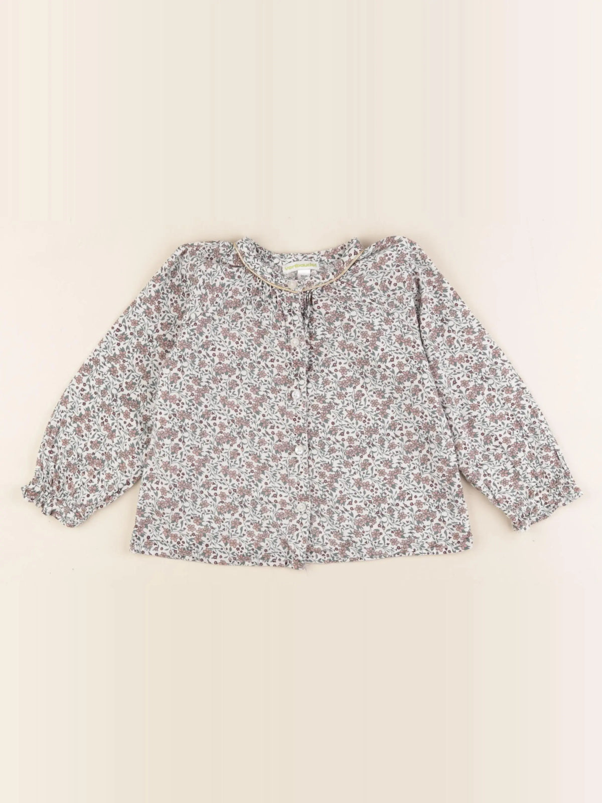 Vertbaudet - blouse bleu - 3 ans