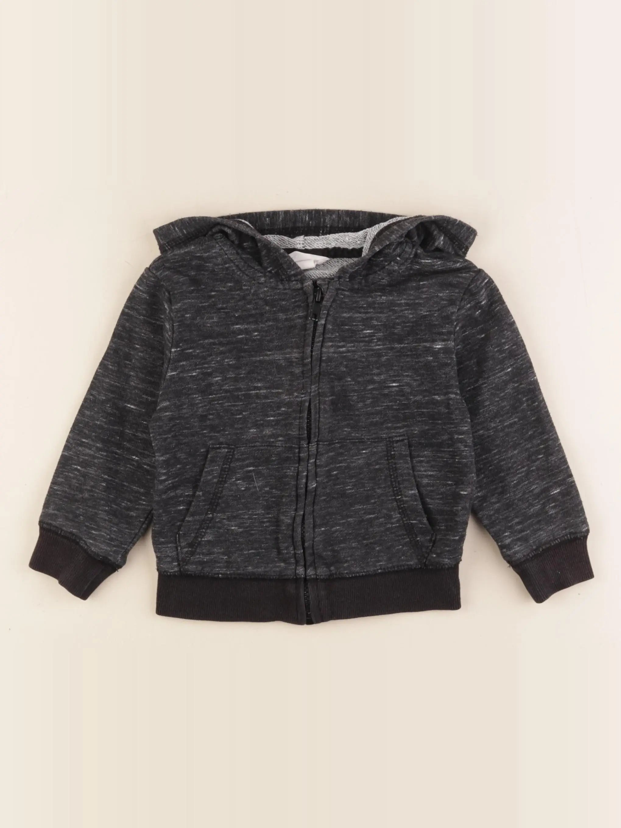 H&M - sweat bleu - 18/24 mois