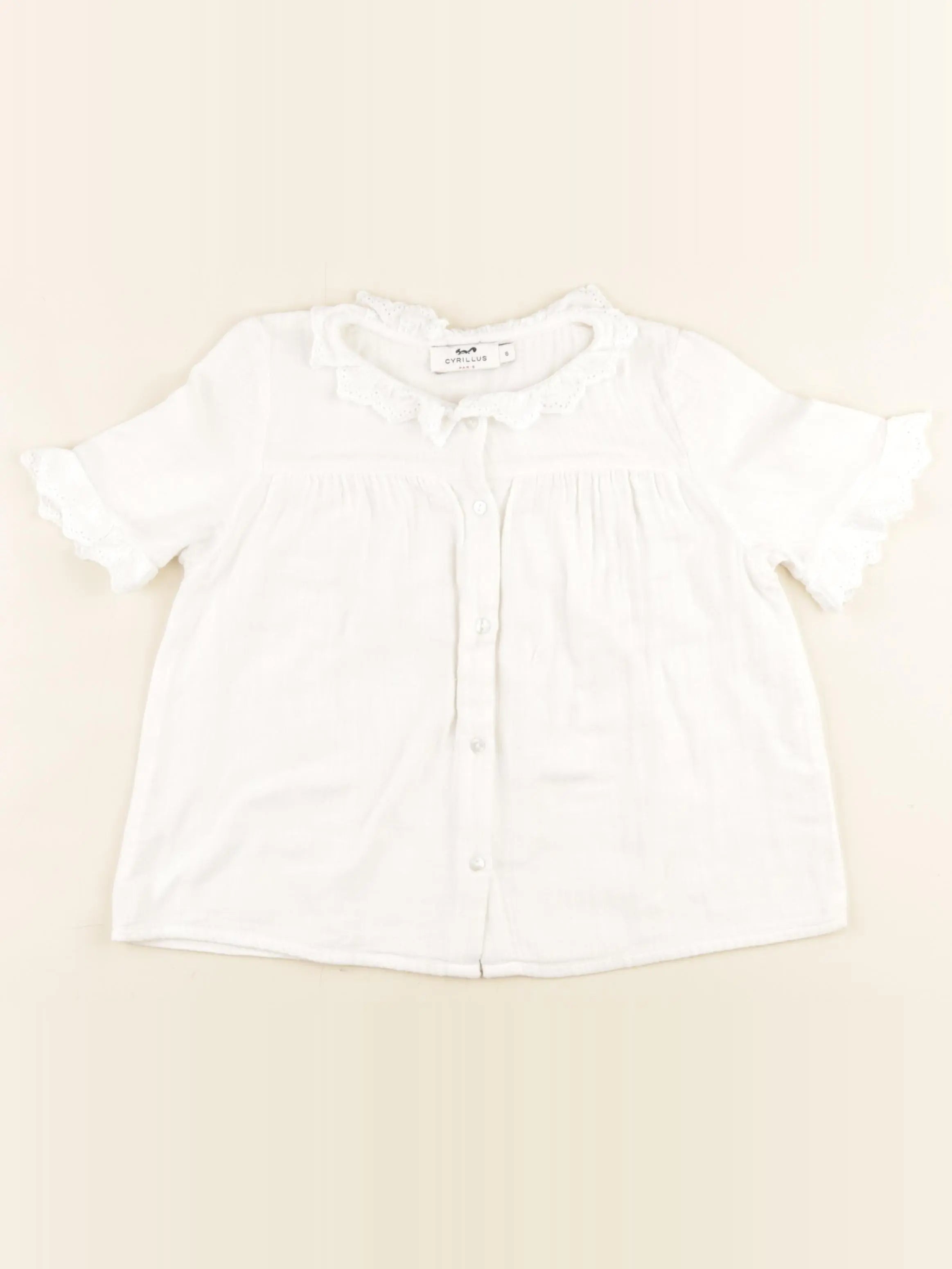 Cyrillus - blouse beige - 6 ans