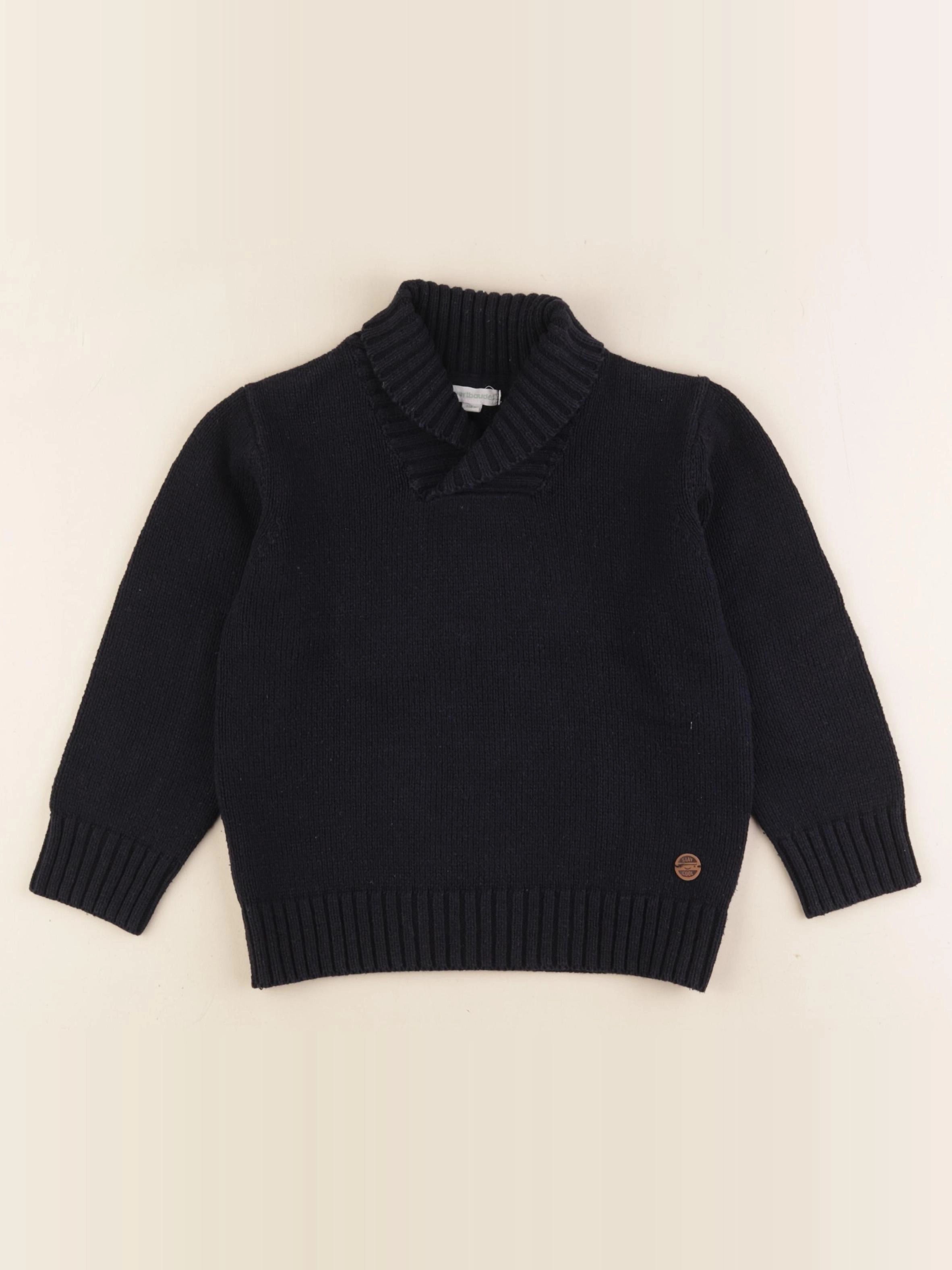 Vertbaudet - pull bleu - 6 ans