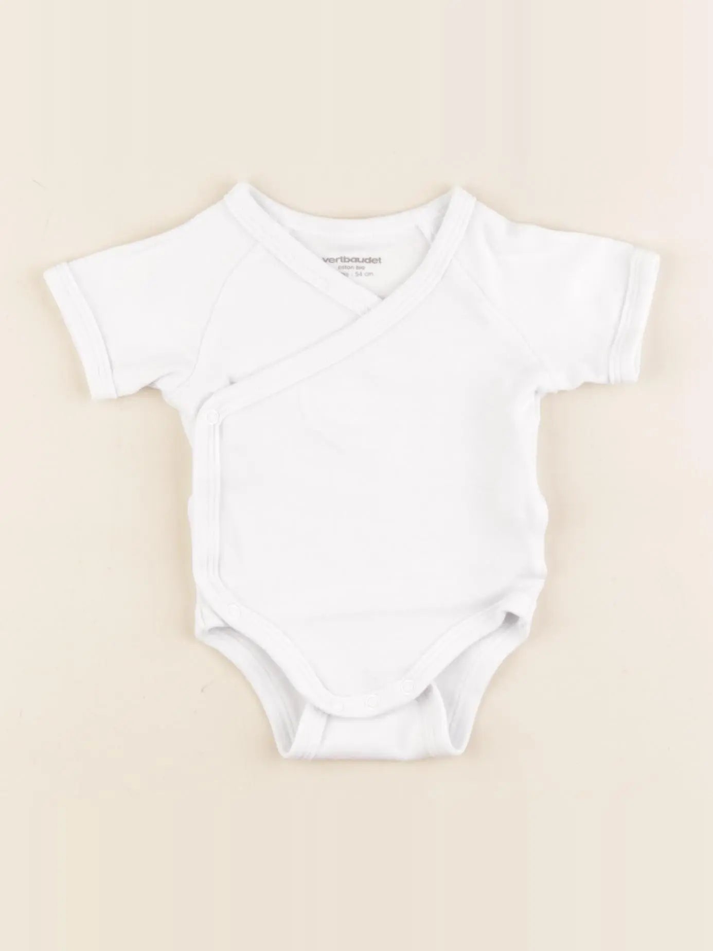 Vertbaudet - body blanc - 1 mois