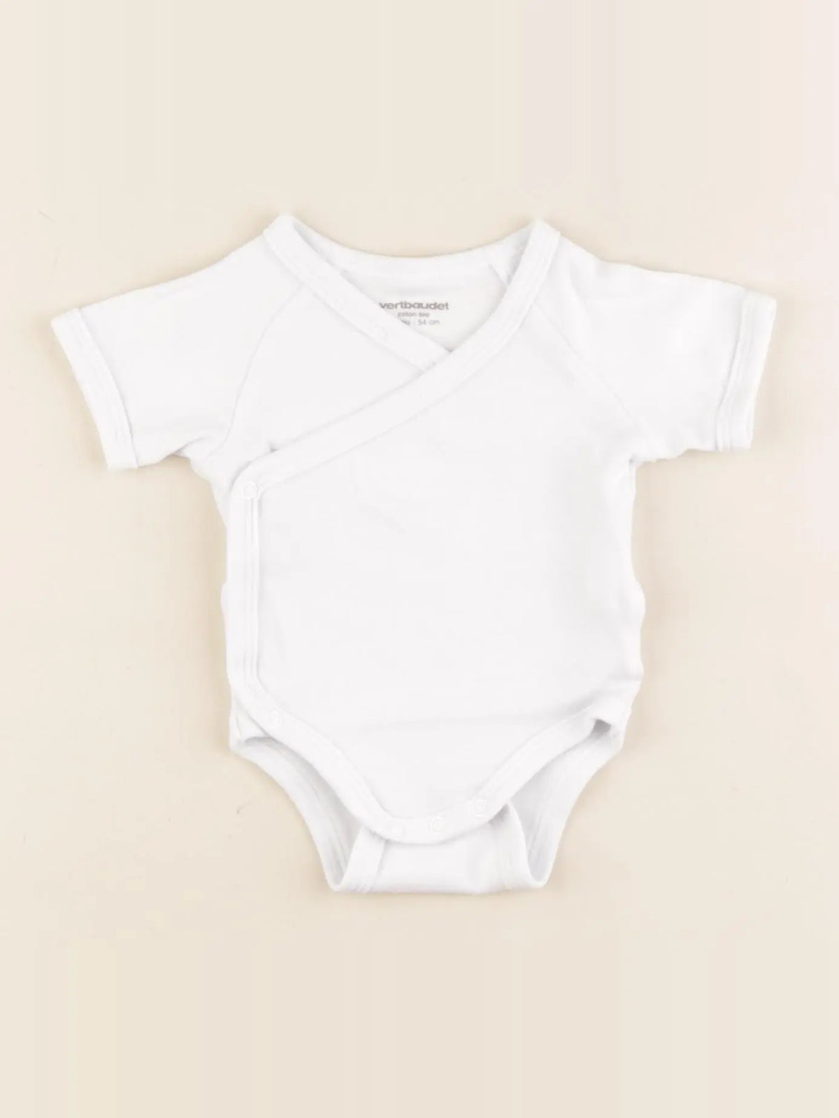 Vertbaudet - body blanc - 1 mois