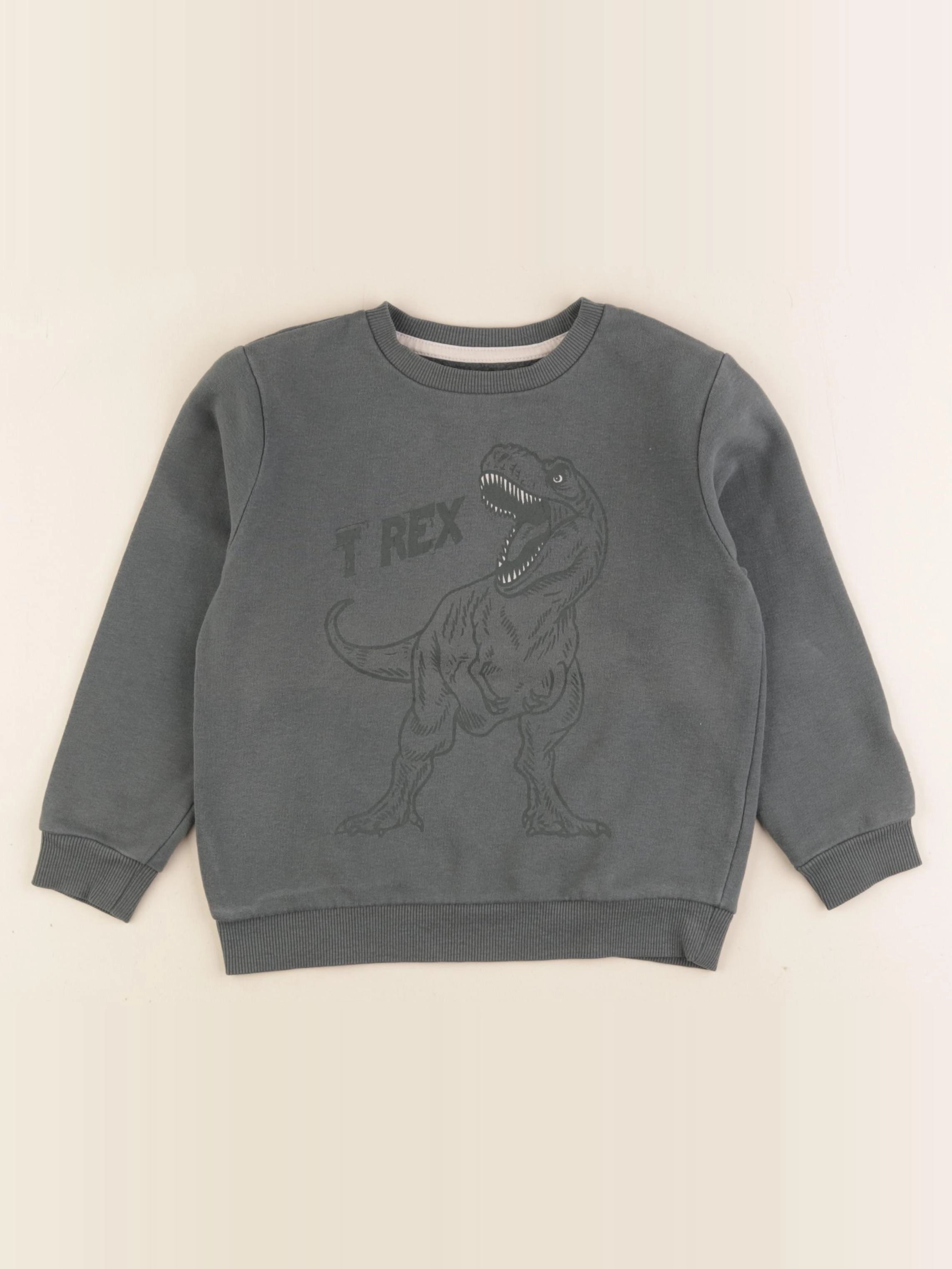 Vertbaudet - sweat vert - 5 ans