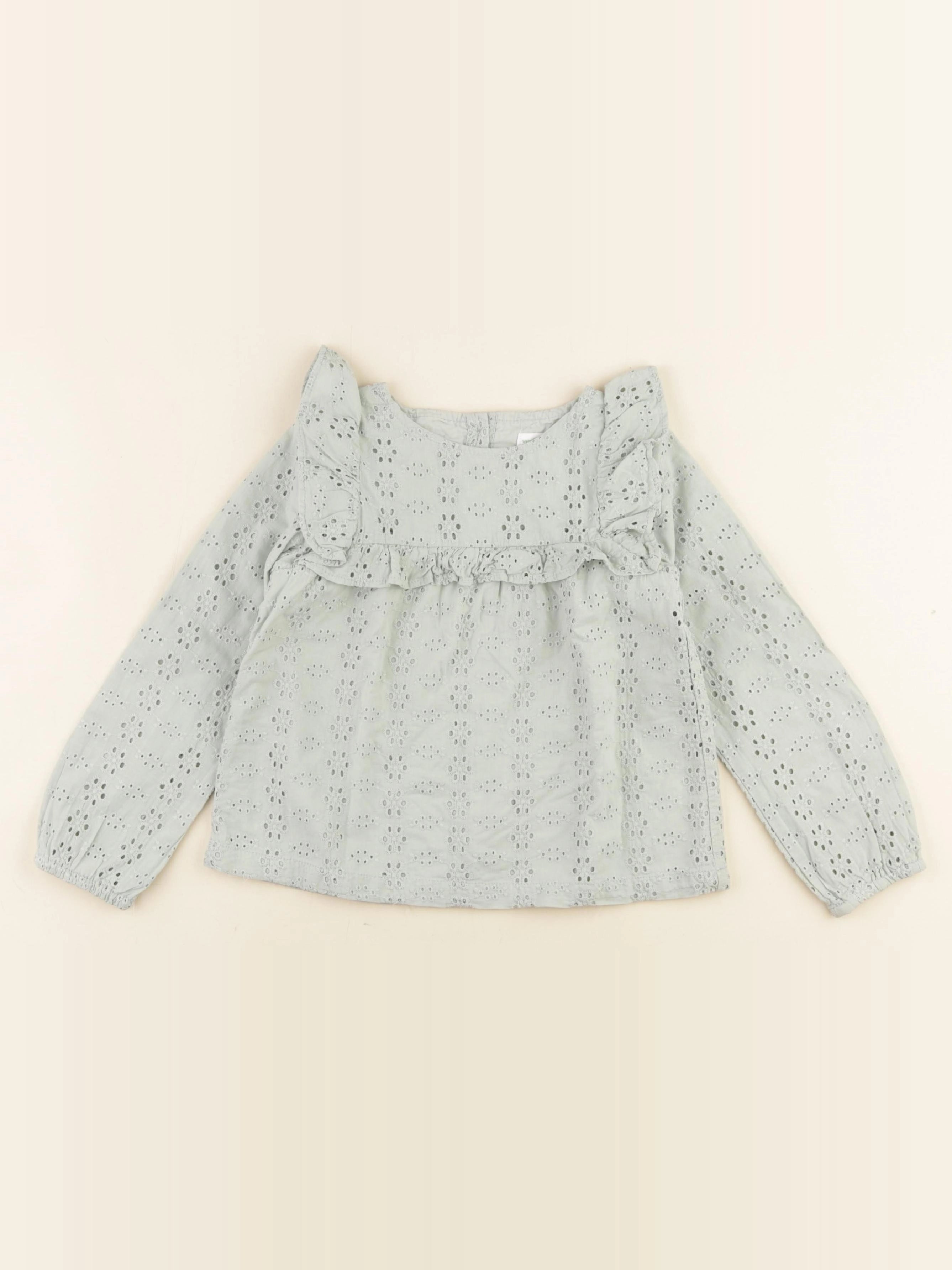 Vertbaudet - blouse vert - 5 ans