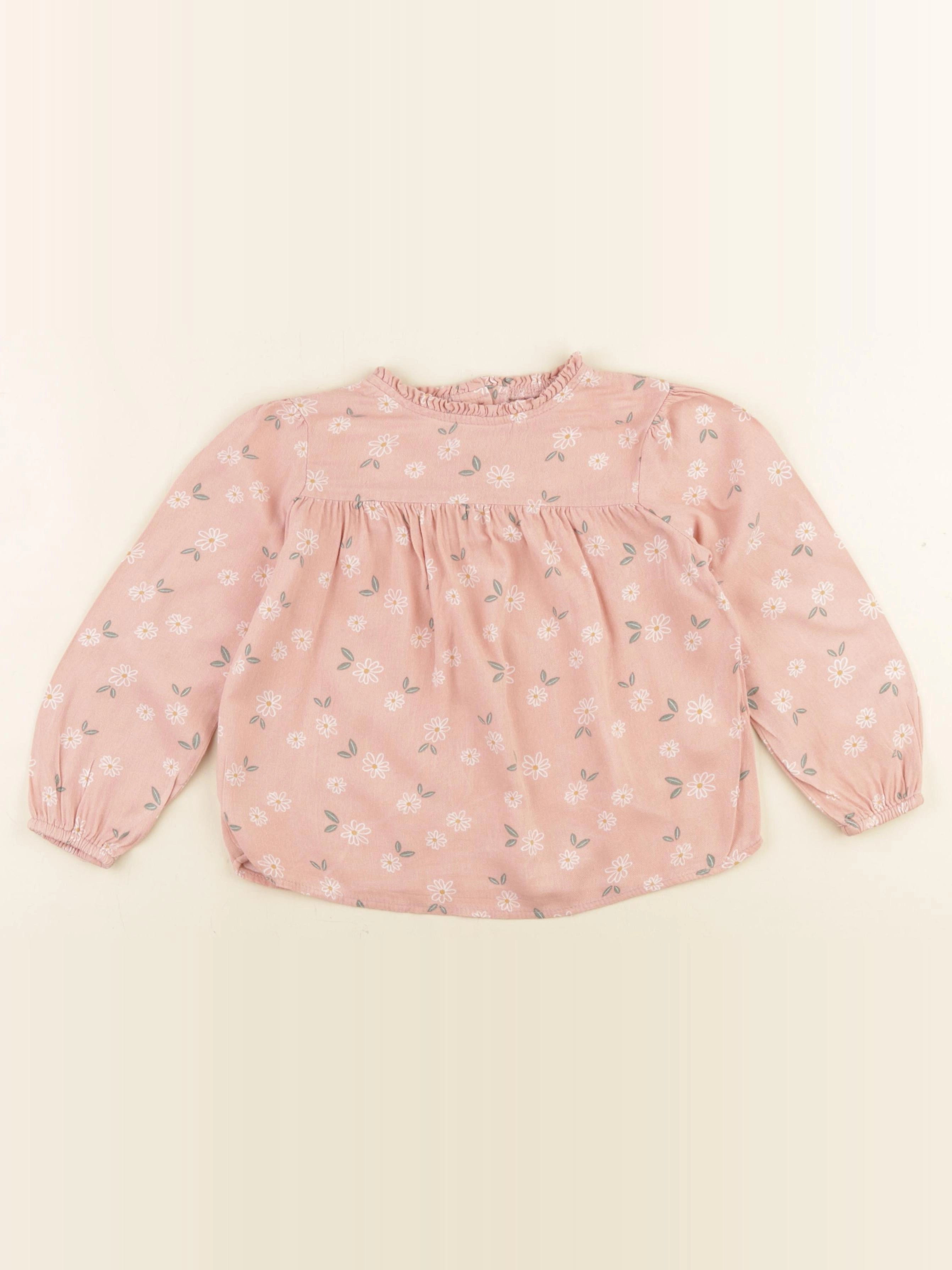 Vertbaudet - blouse rose - 5 ans