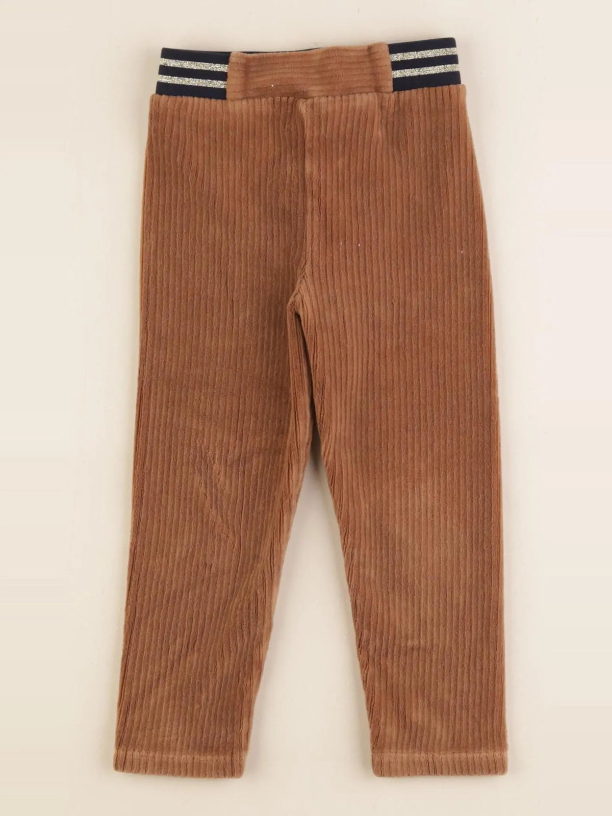 Vertbaudet - jegging marron - 3 ans