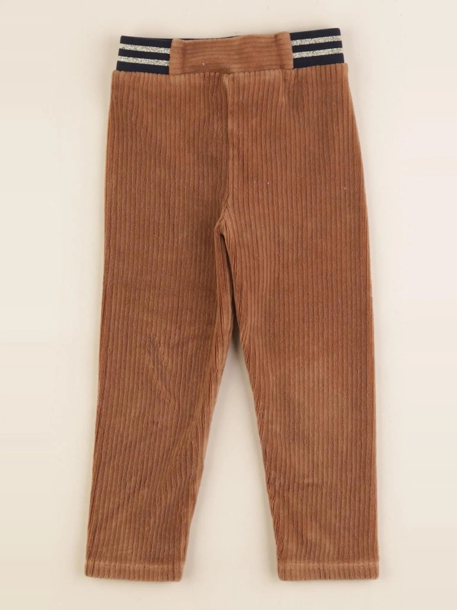 Vertbaudet - jegging marron - 3 ans