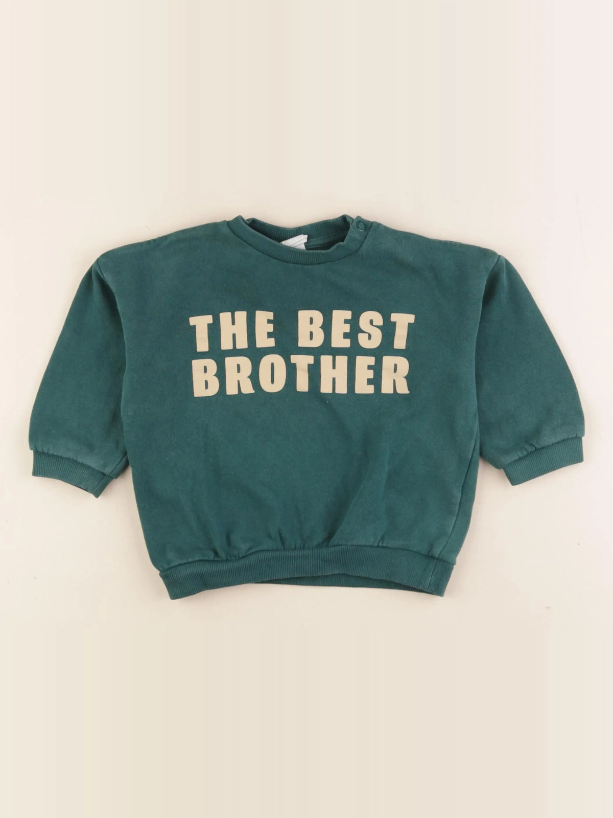 H&M - sweat vert - 9/12 mois