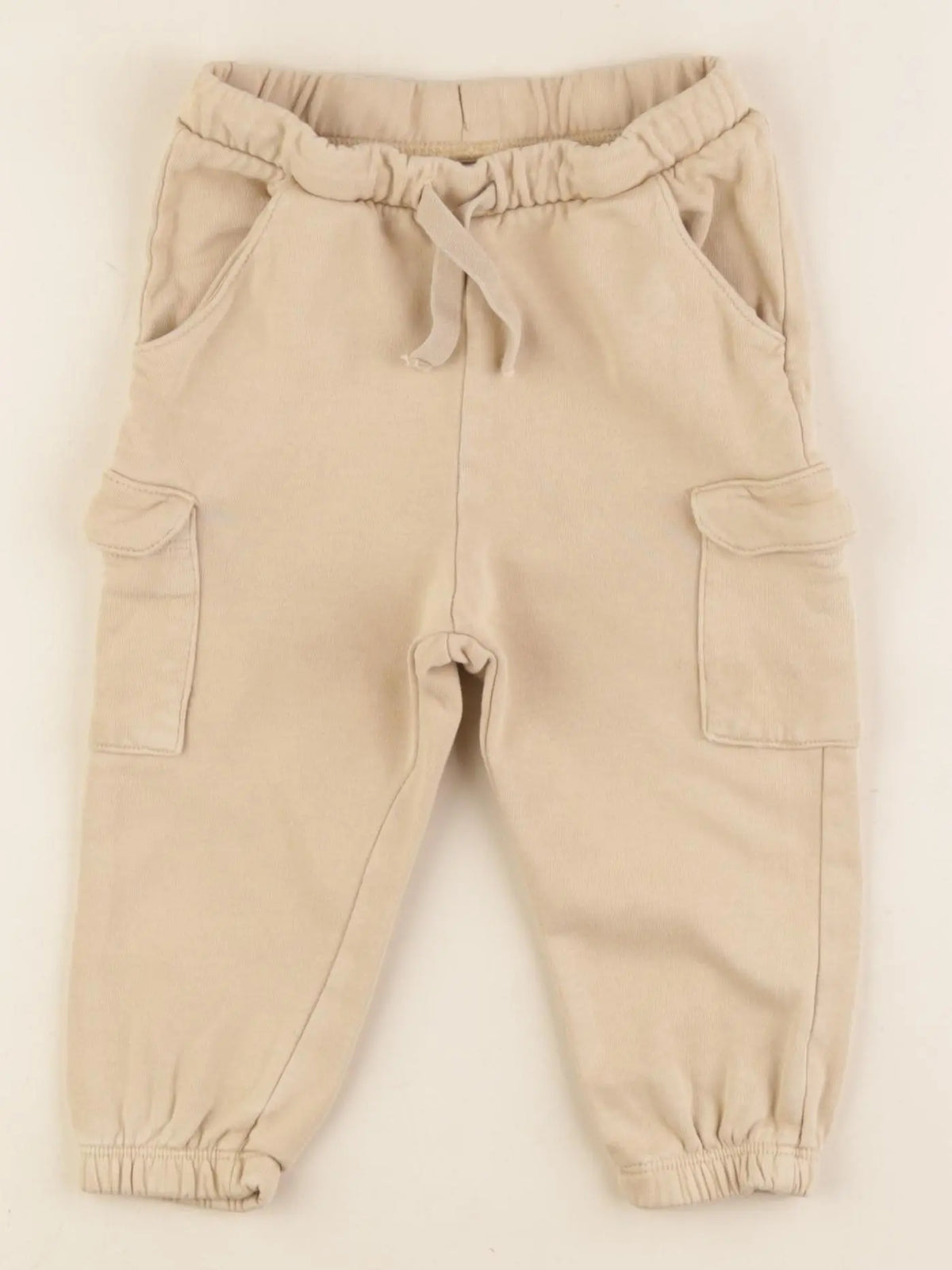 H&M - jogging beige - 9/12 mois