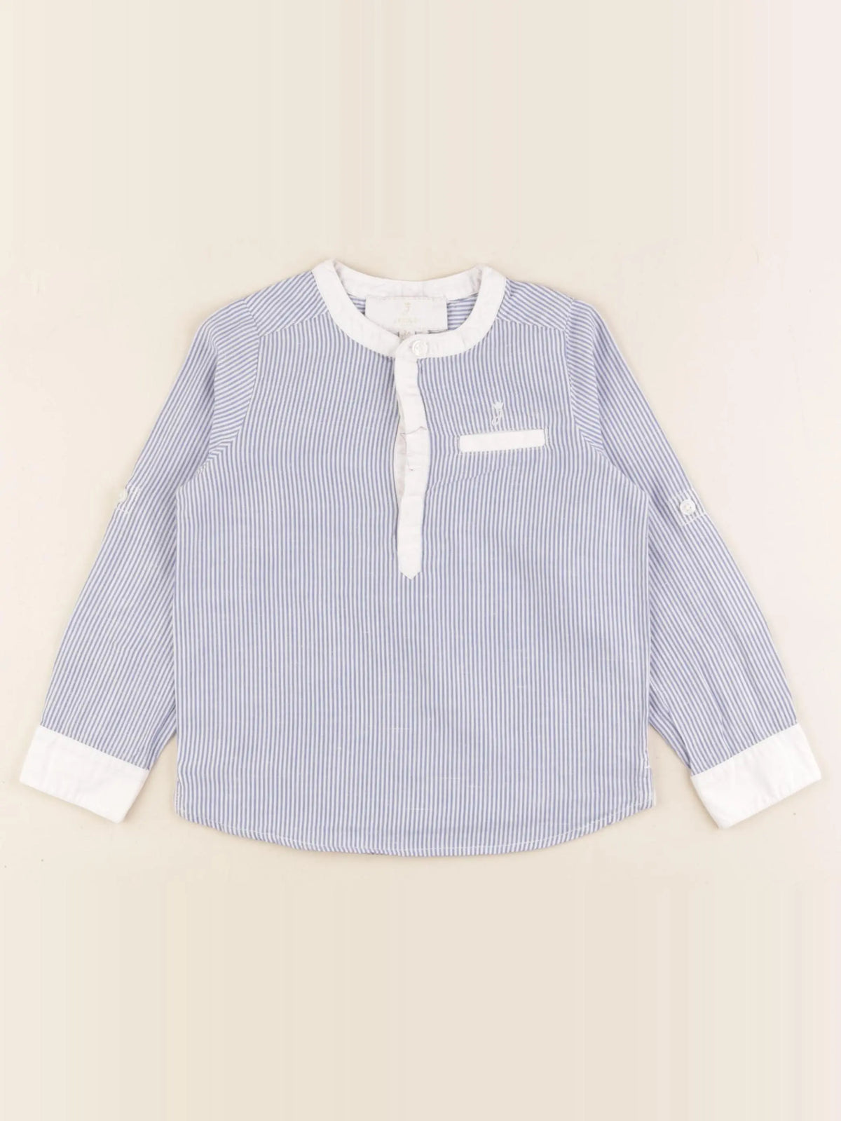 Jacadi - chemise bleu - 2 ans