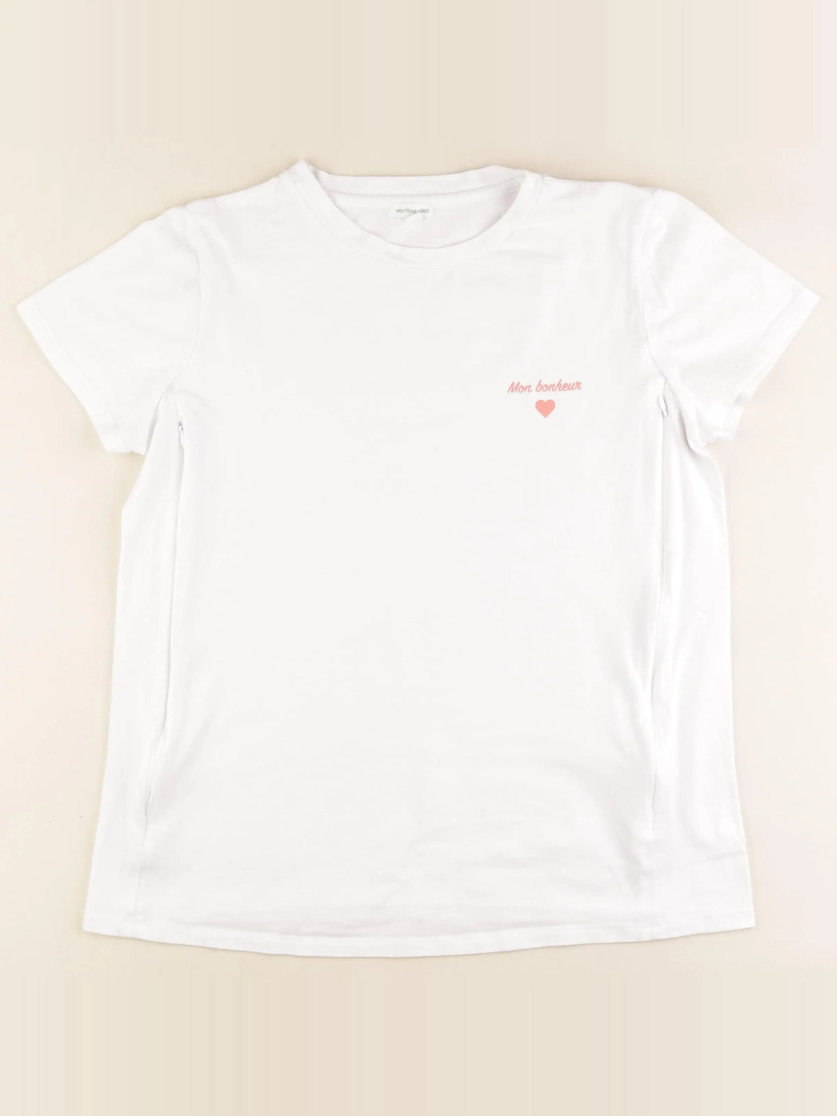 Vertbaudet - tee-shirt grossesse blanc - 38