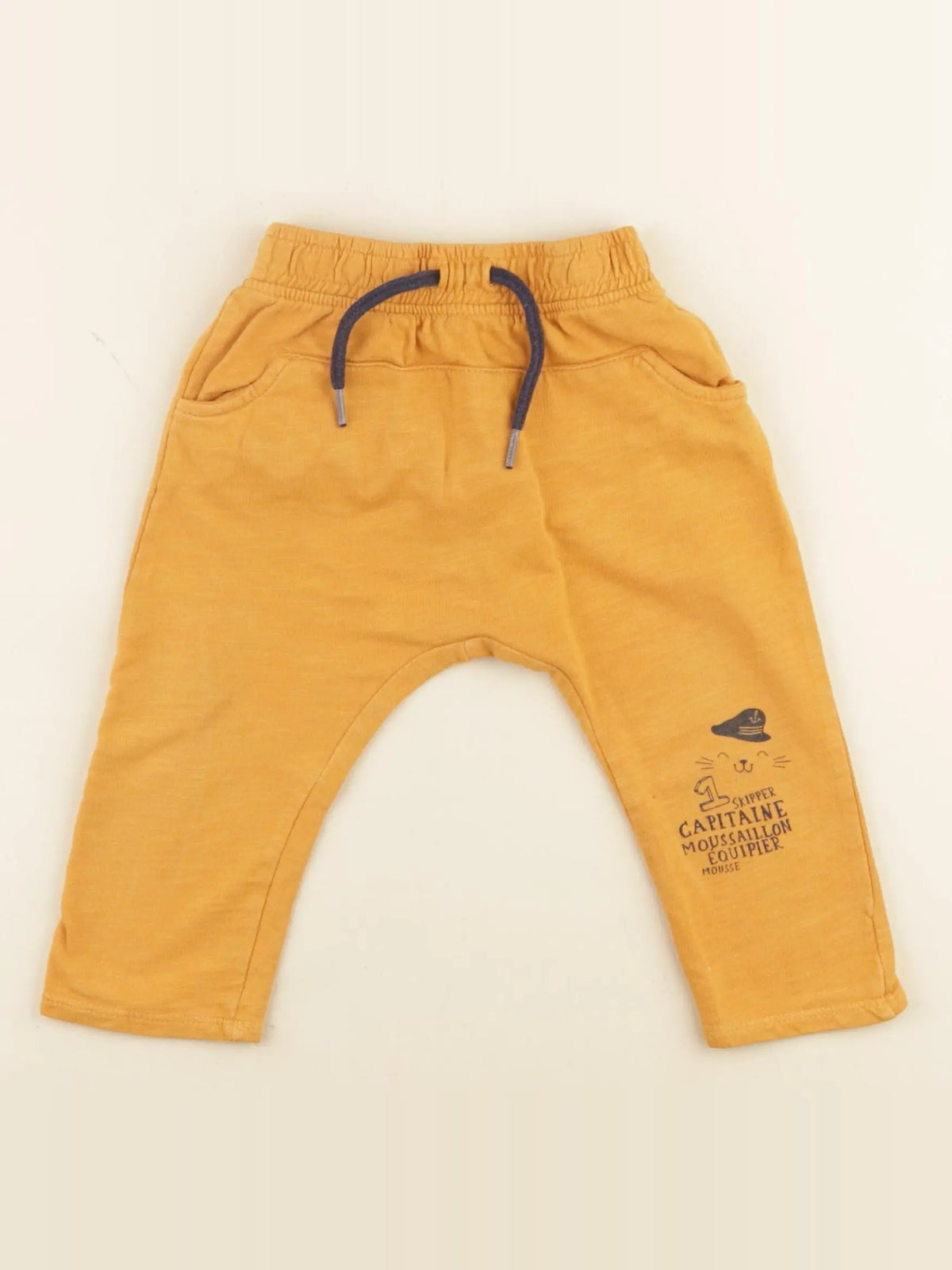 Vertbaudet - jogging jaune - 12 mois