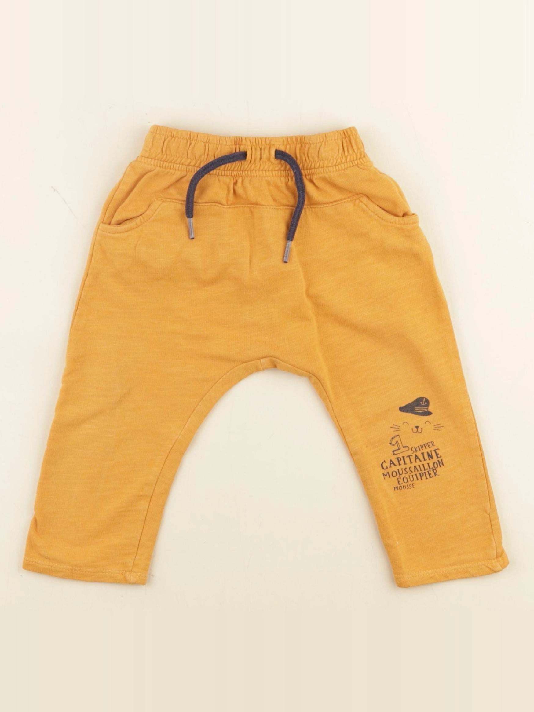 Vertbaudet - jogging jaune - 12 mois