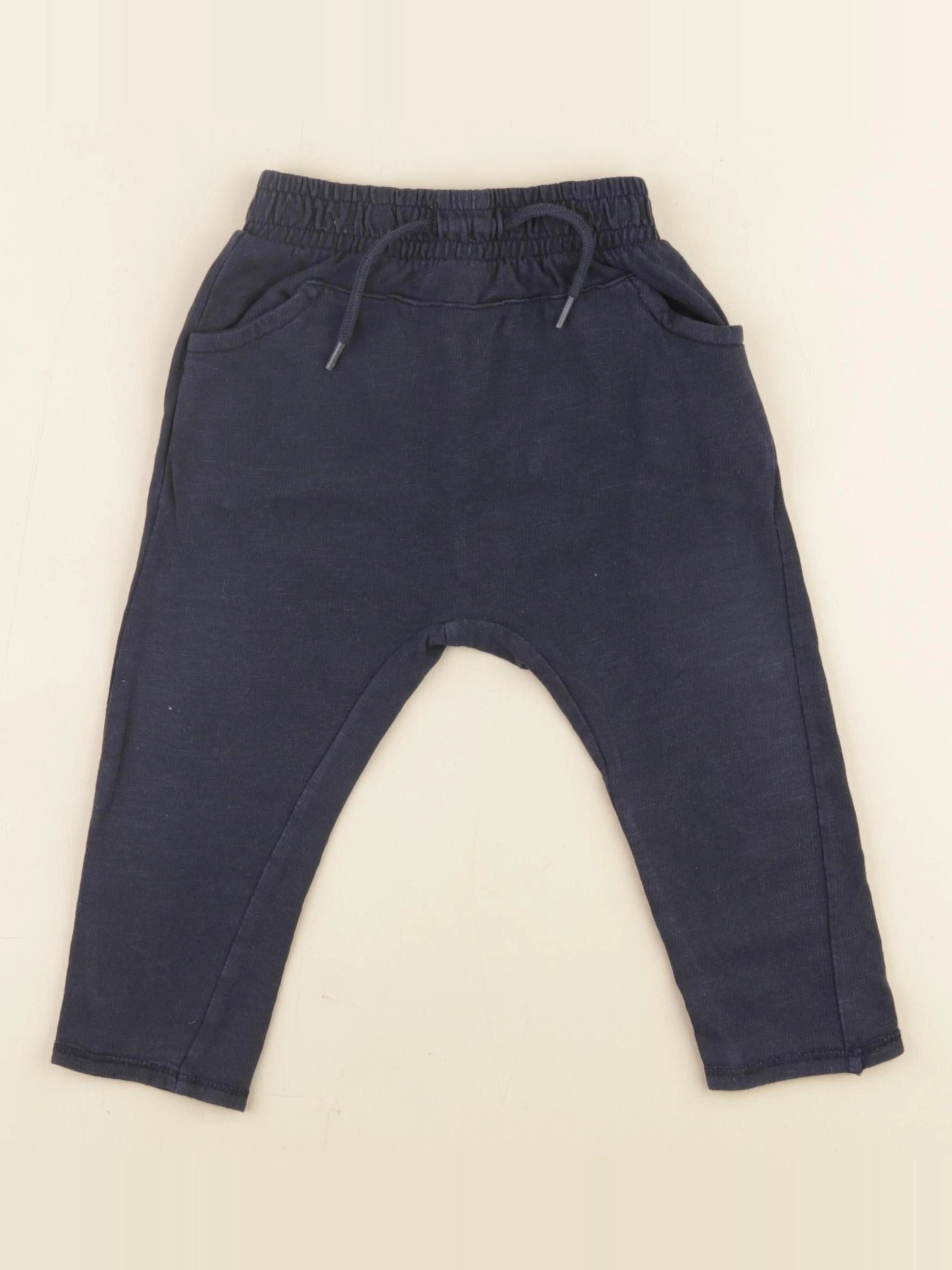 Vertbaudet - jogging bleu - 12 mois