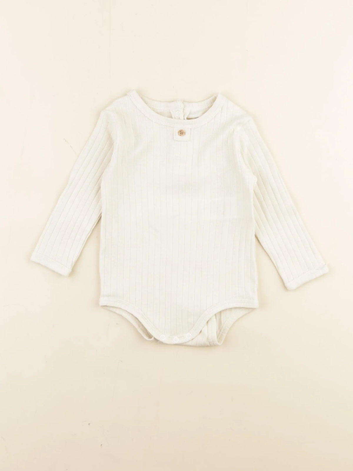 Vertbaudet - body beige - 9 mois