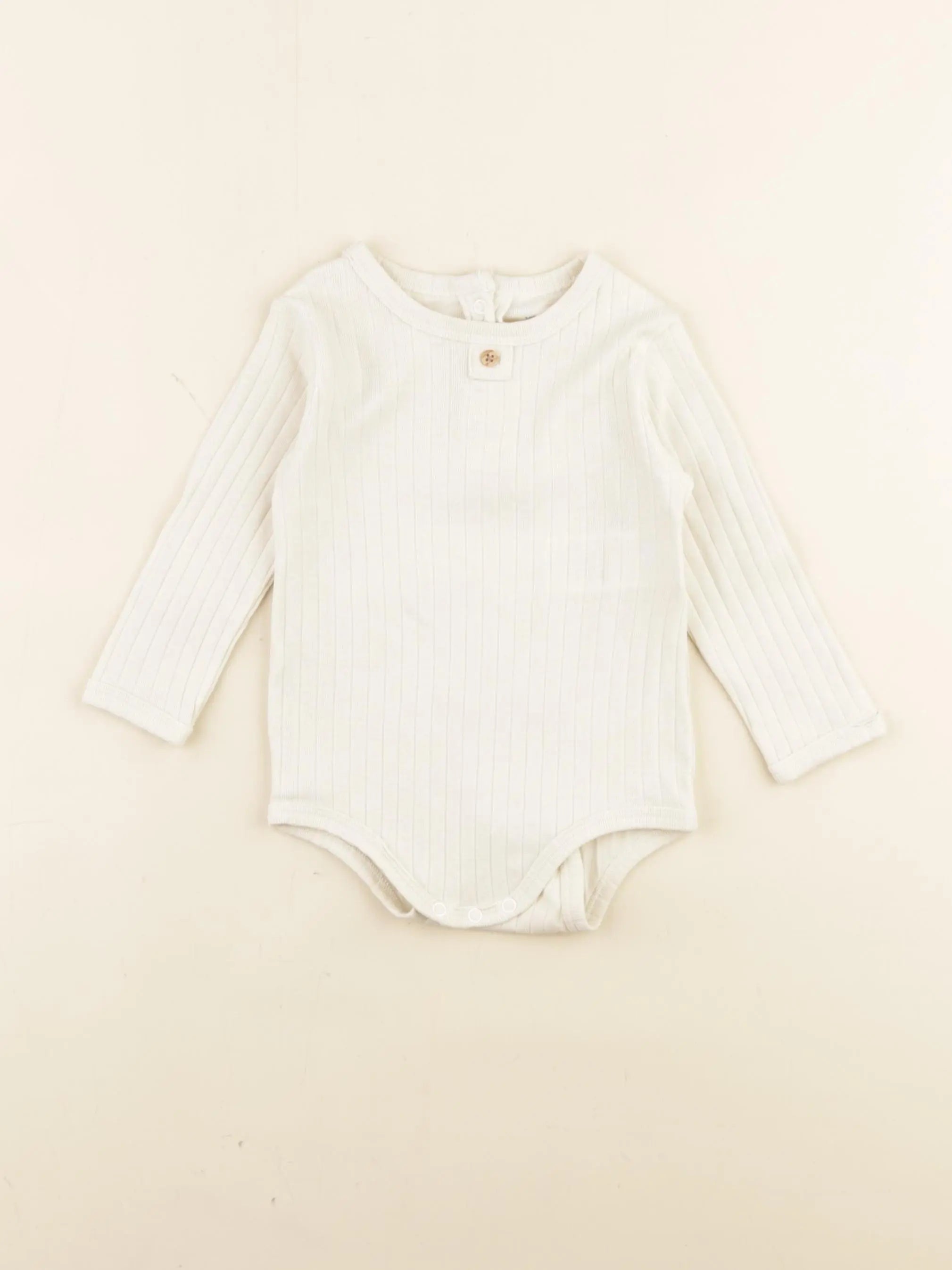 Vertbaudet - body beige - 9 mois