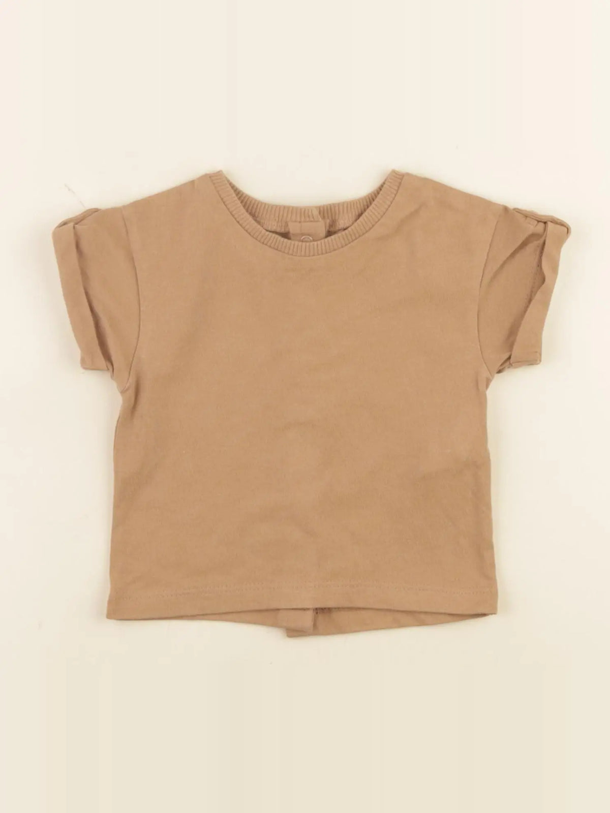 Vertbaudet - tee-shirt marron - 3 mois