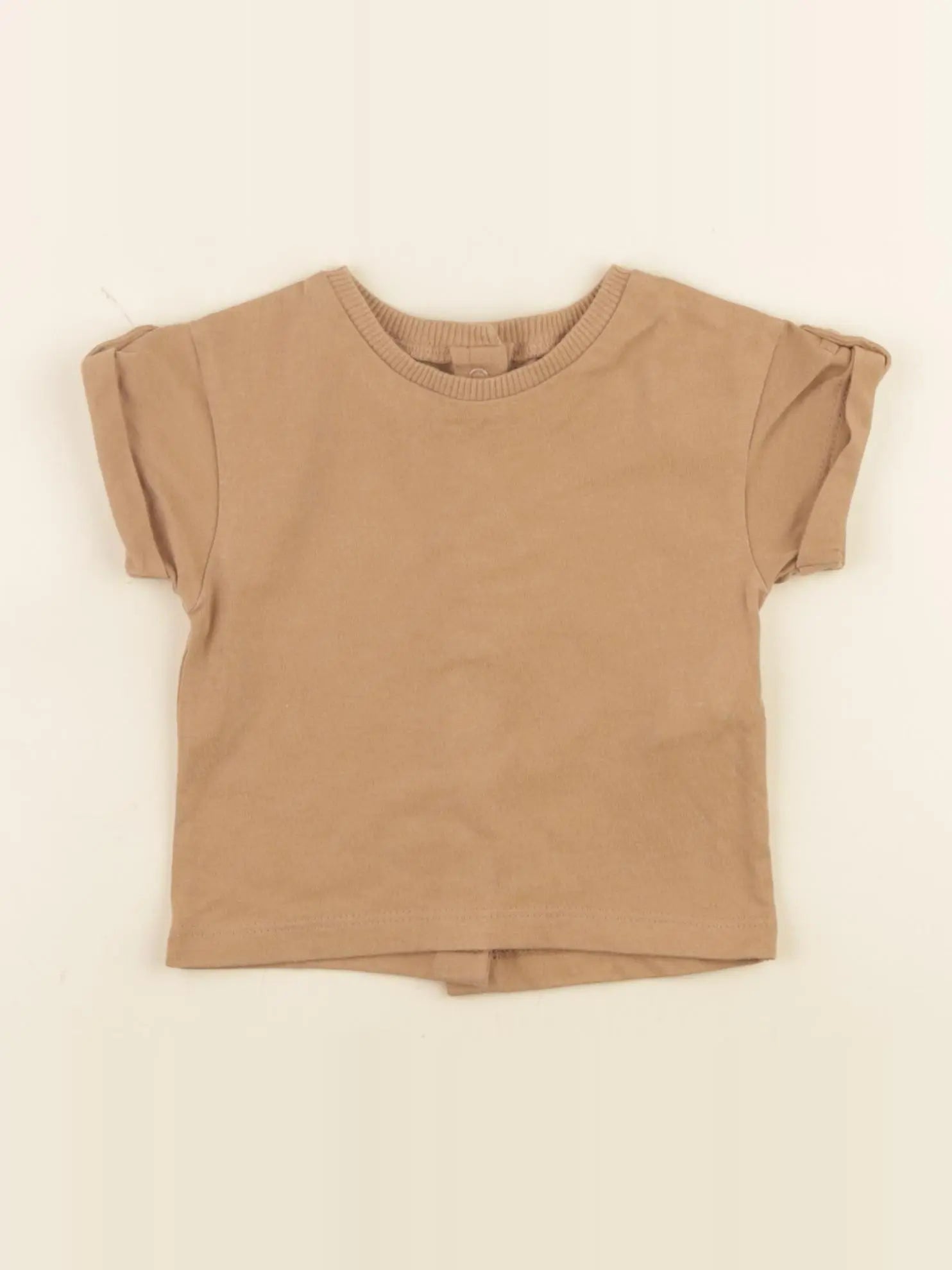 Vertbaudet - tee-shirt marron - 3 mois