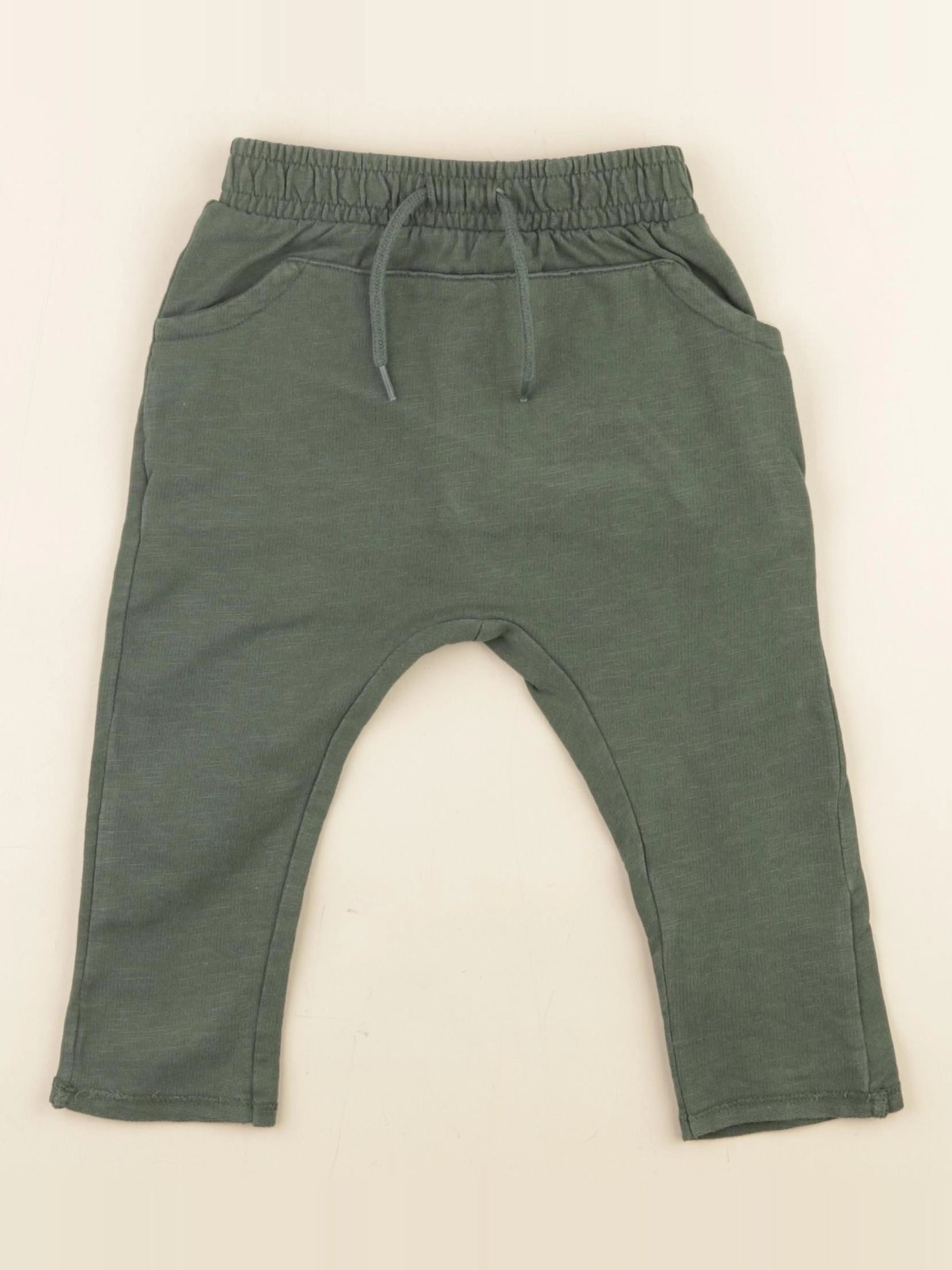 Vertbaudet - jogging vert - 12 mois