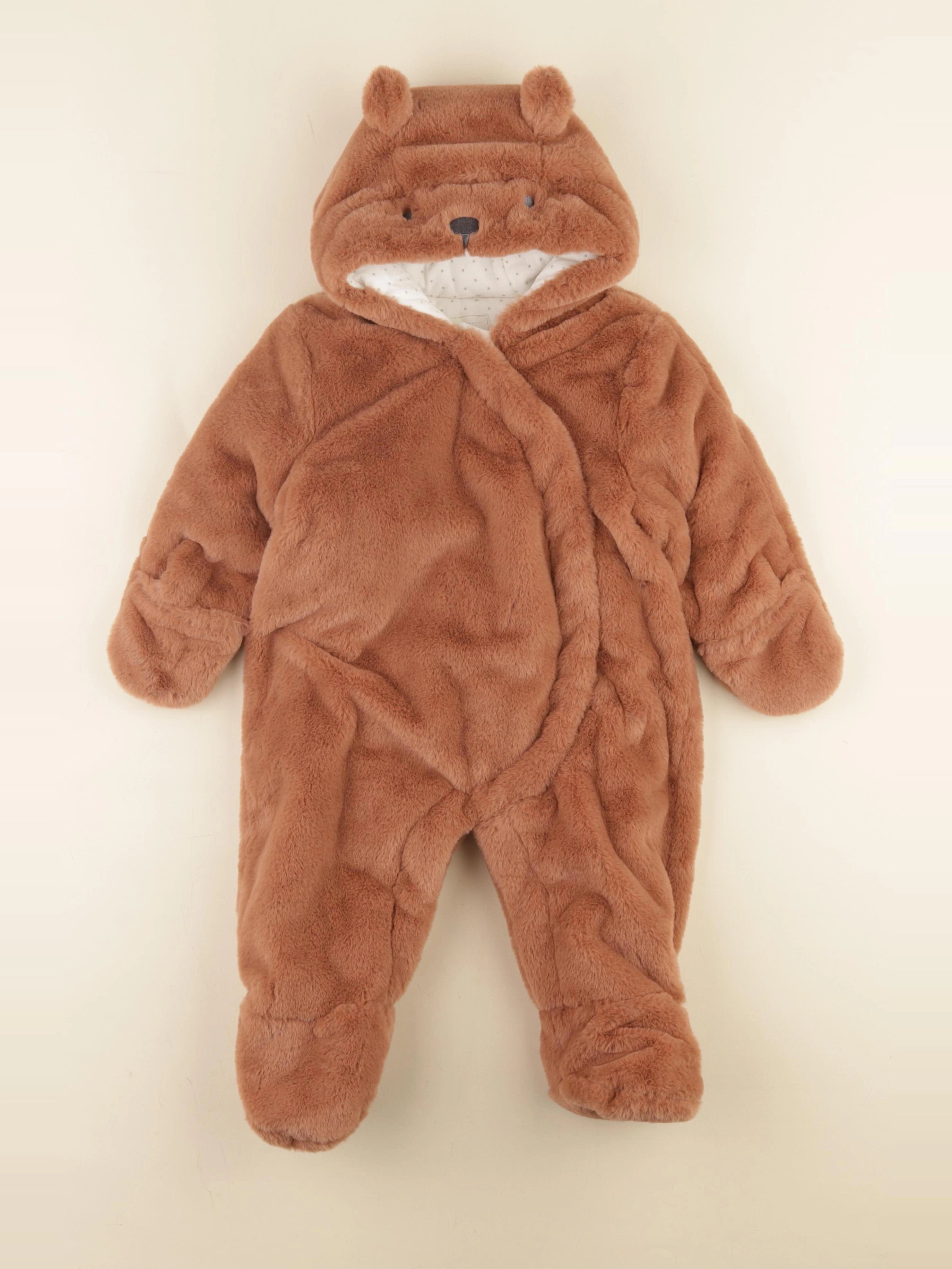 Vertbaudet - combi-pilote marron - 12 mois