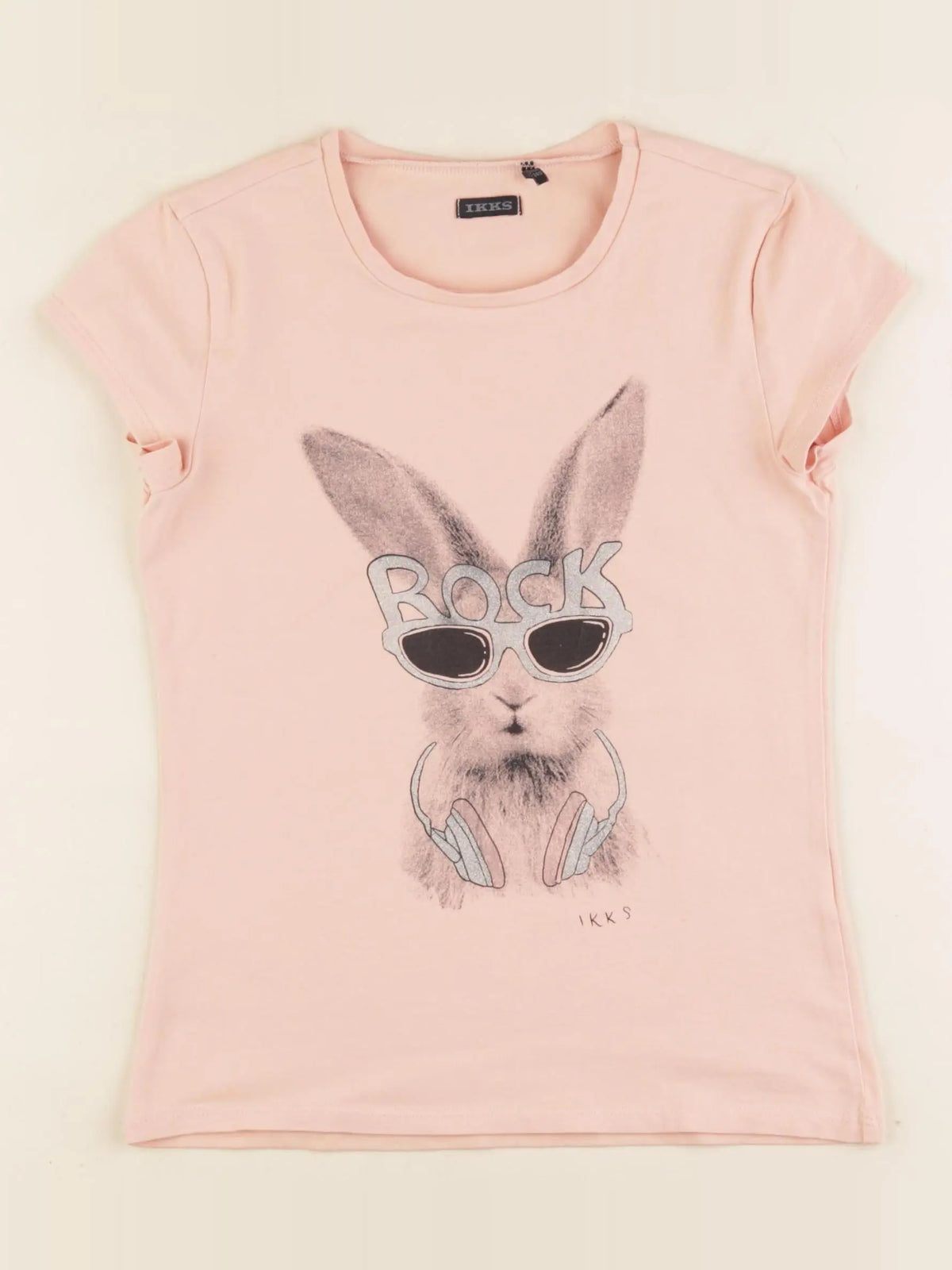 IKKS - tee-shirt rose - 10 ans
