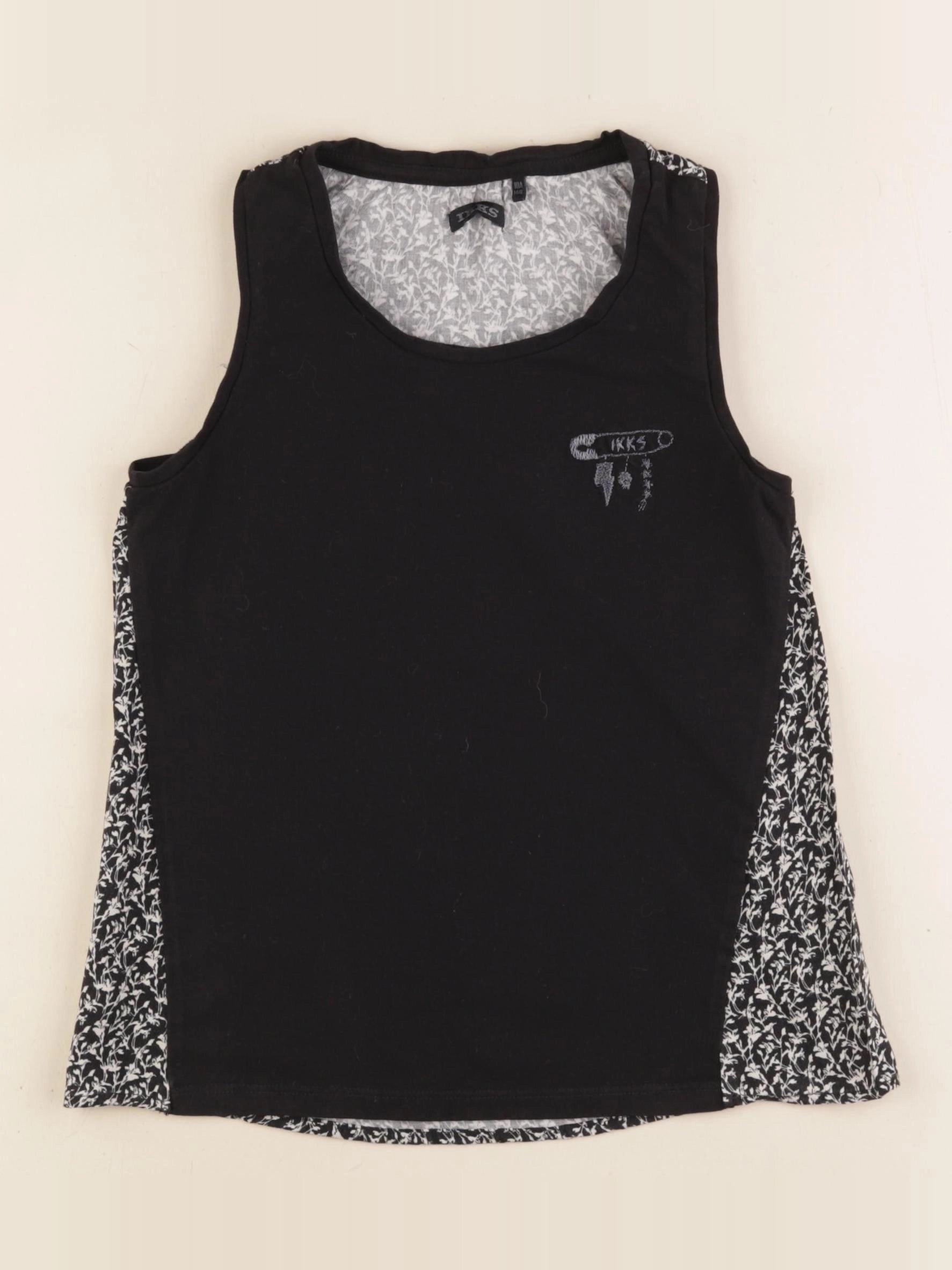 IKKS - débardeur noir - 10 ans