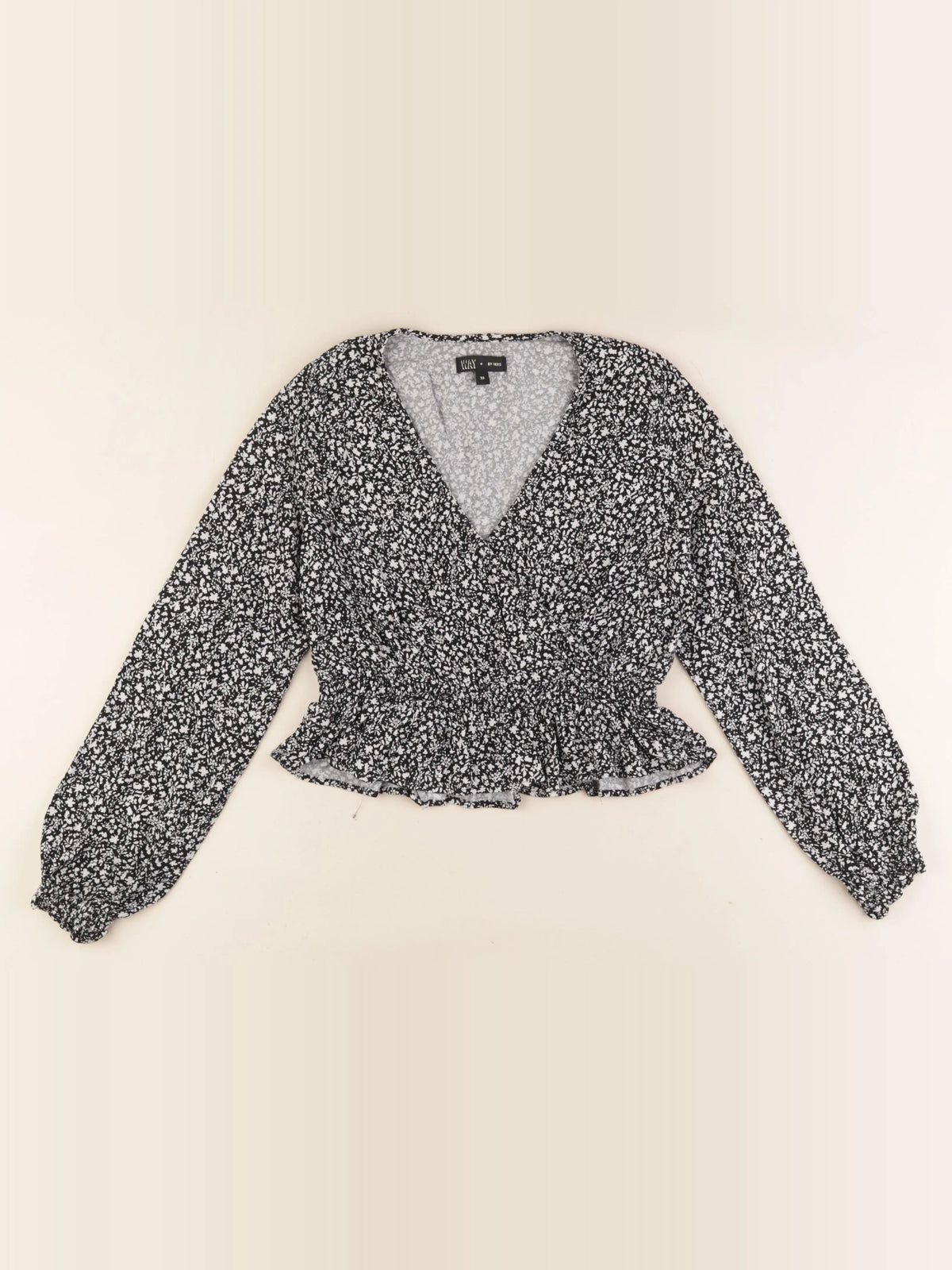 IKKS - blouse noir, blanc - 12 ans