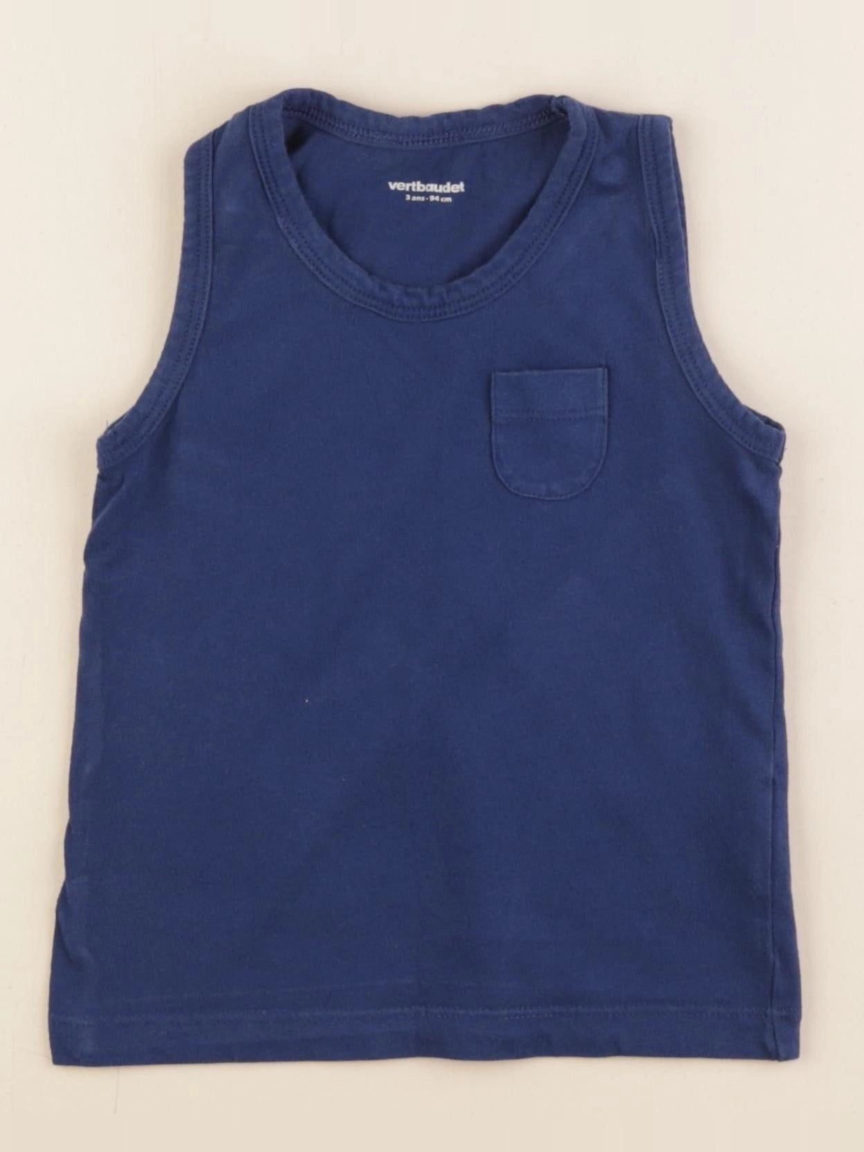 Vertbaudet - débardeur bleu - 3 ans